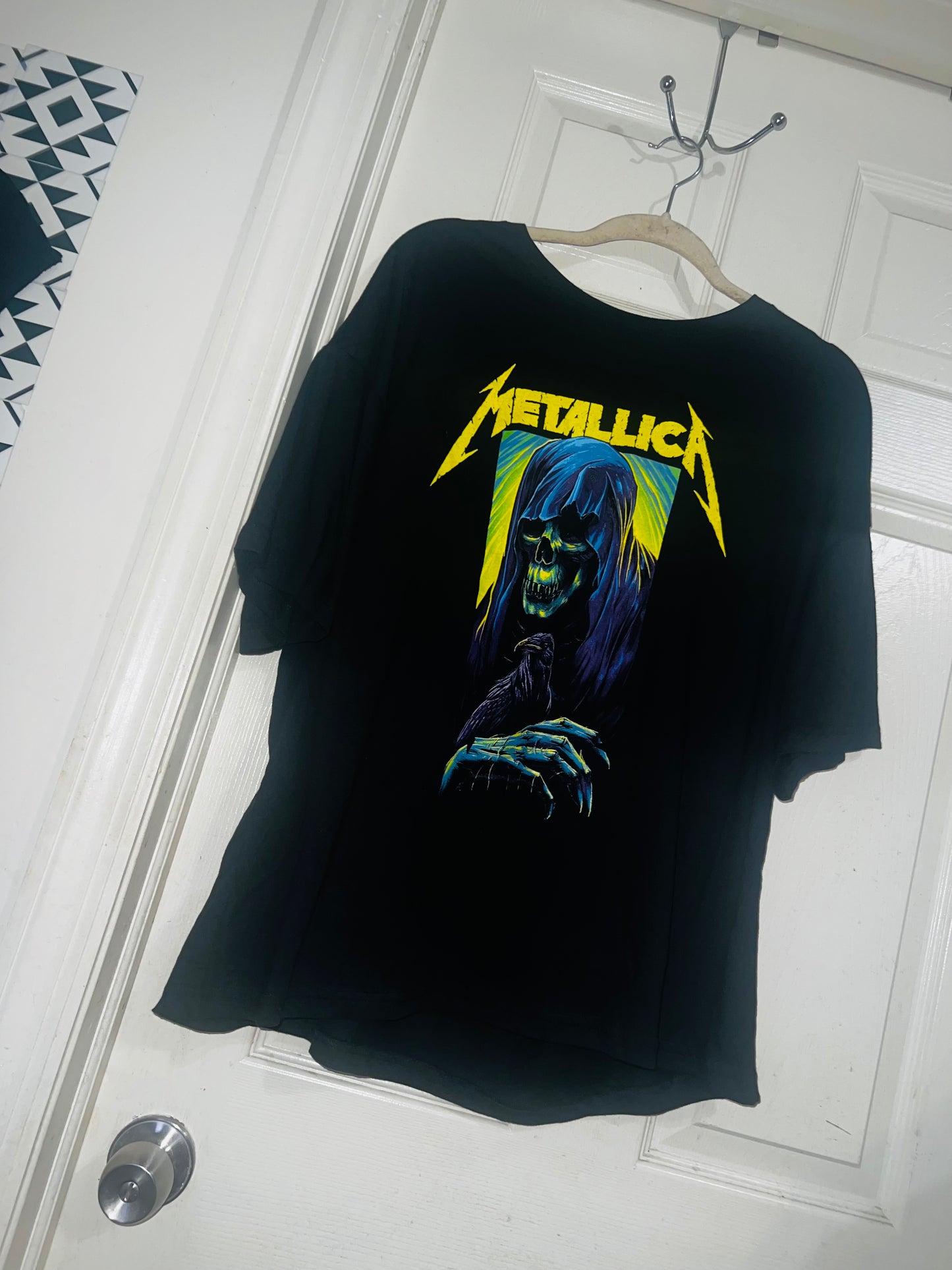 Metallica Oversized Distressed Tee