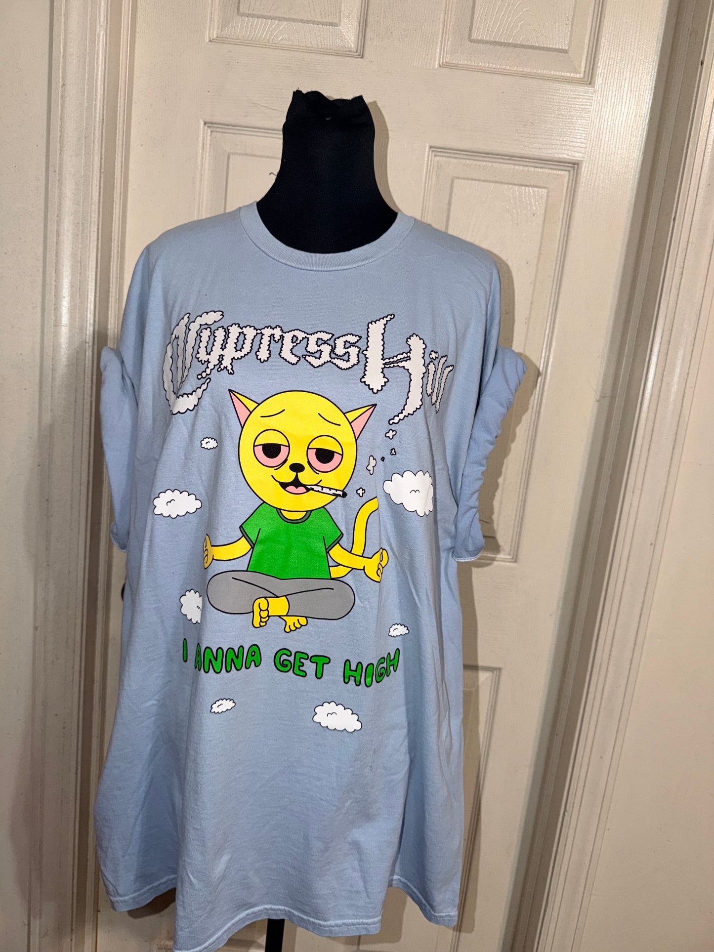 Cypress Hill Double Sided Oversized Distressed Tee
