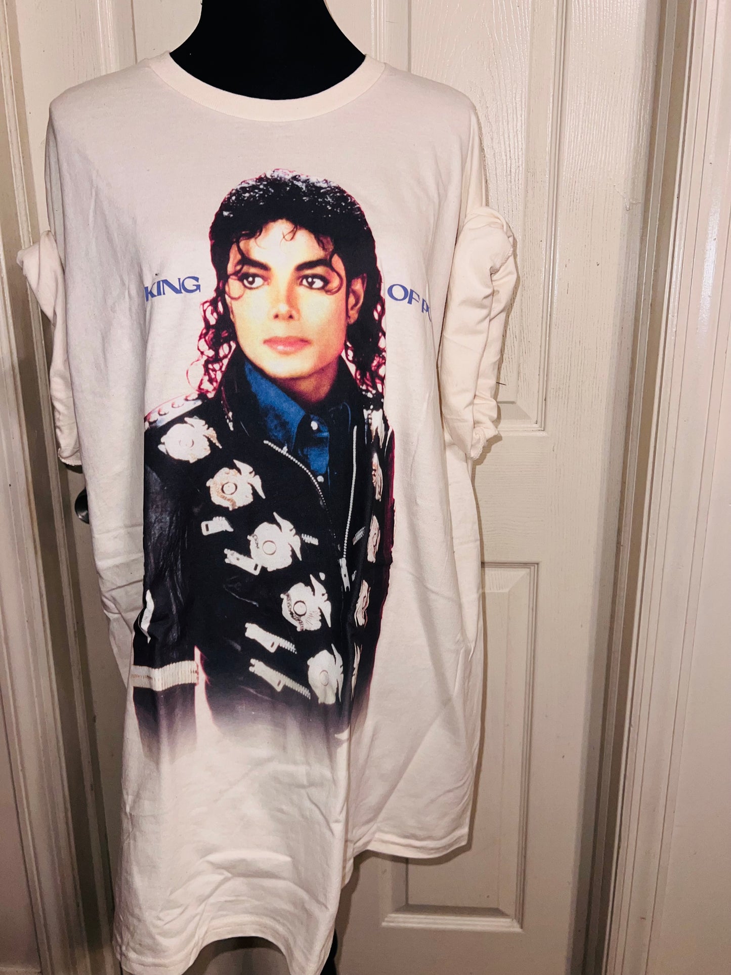 Michael Jackson Oversized Distressed Tee