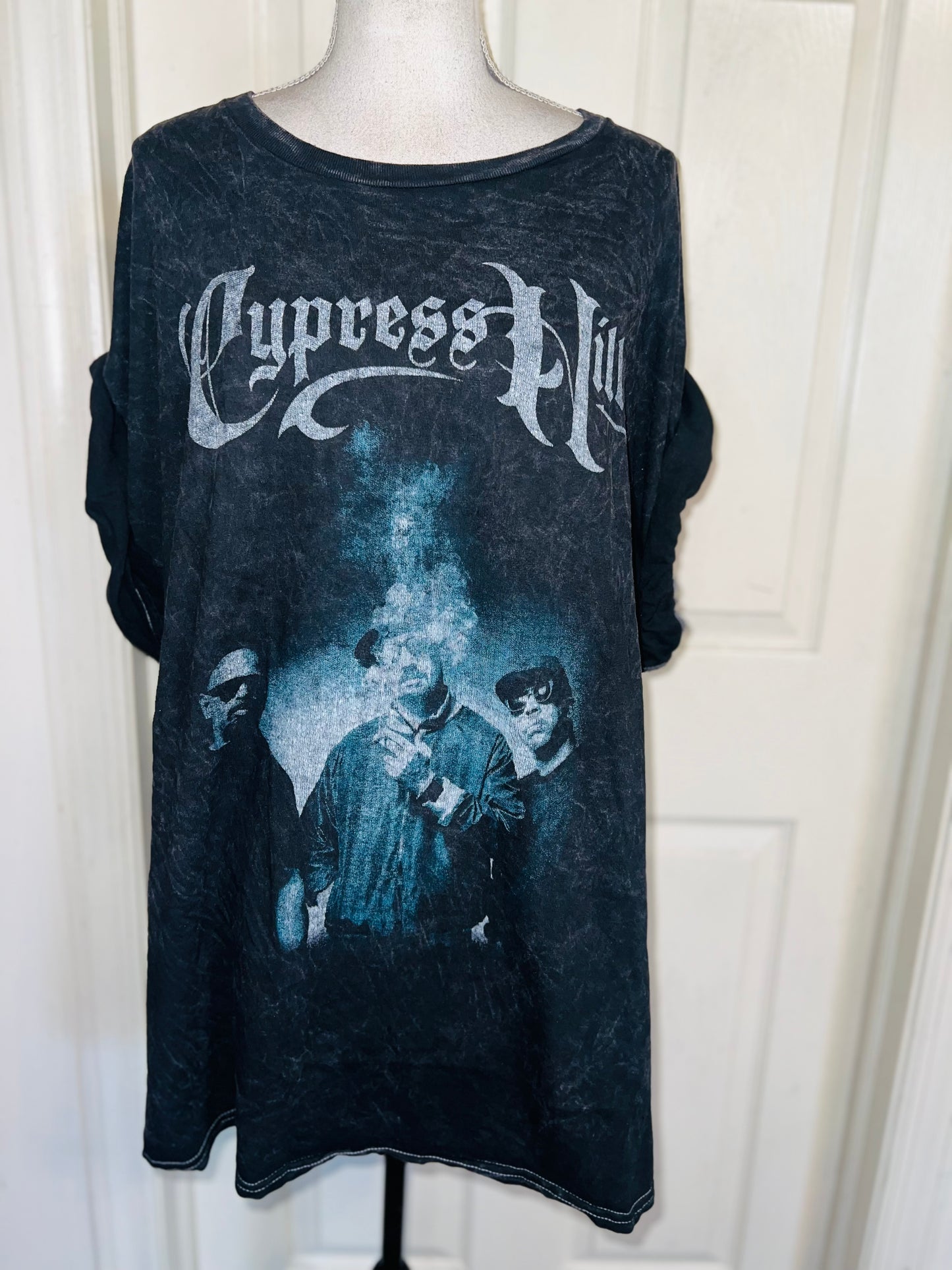 Cypress Hill Double Sided Oversized Distressed Tee