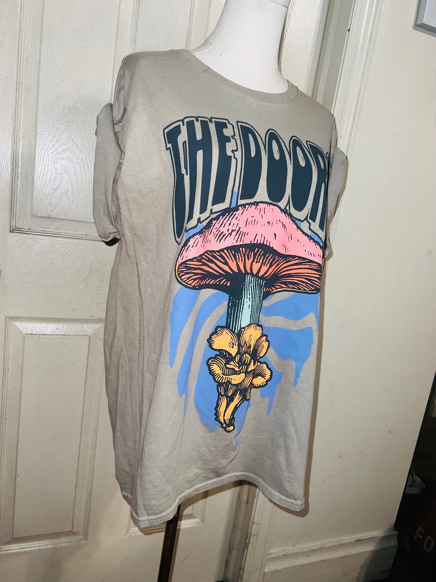 The Doors Double Sided Oversized Distressed Tee