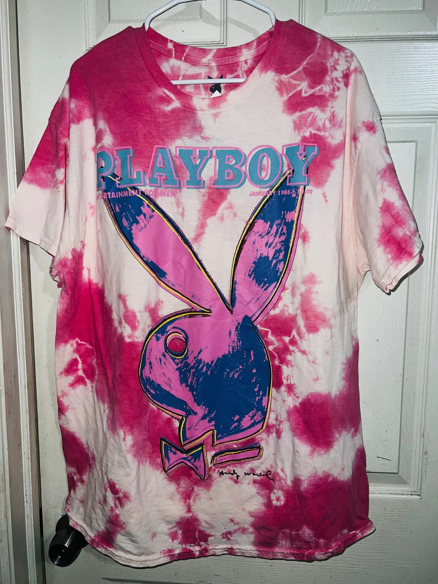 Playboy Andy Warhol Tie Dye Oversized Tee