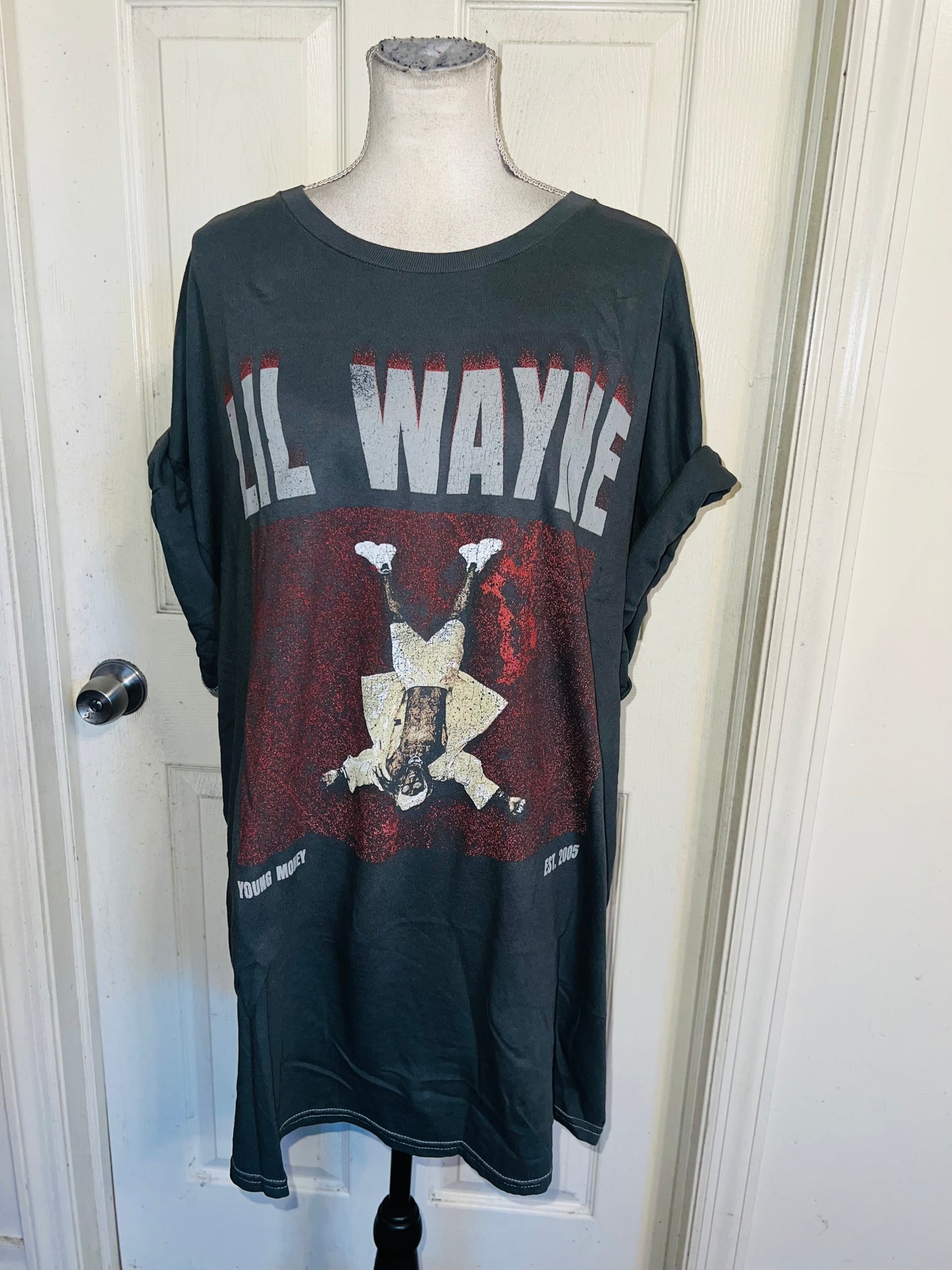 Lil Wayne Oversized Distressed Tee