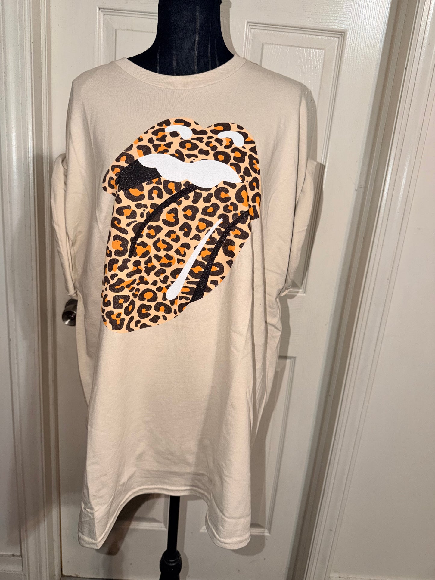 The Rolling Stones Oversized Distressed Tee