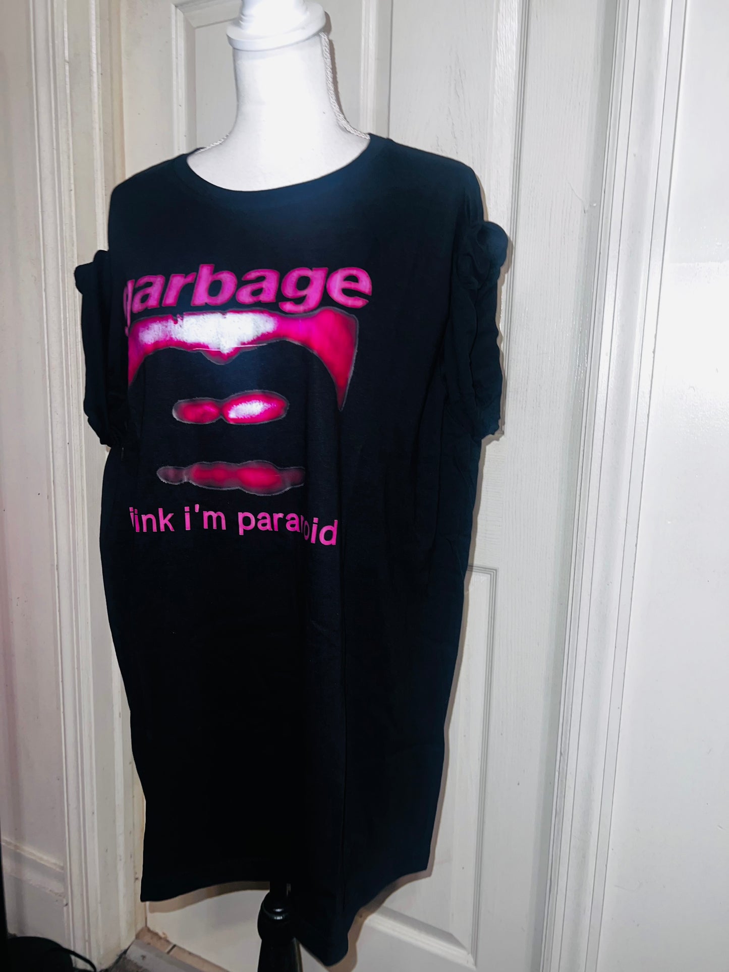 Garbage Oversized Distressed Tee