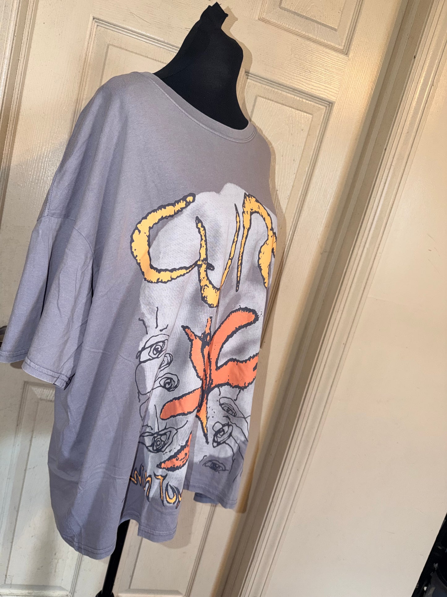 The Cure Oversized Distressed Tee