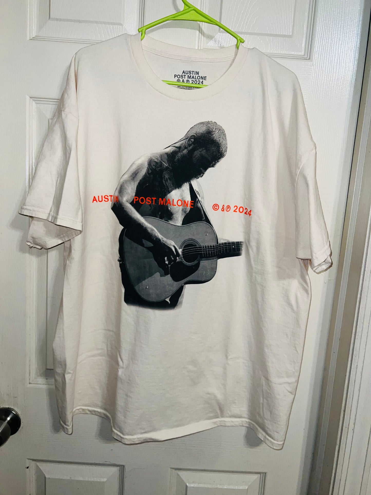 Post Malone Oversized Distressed Tee