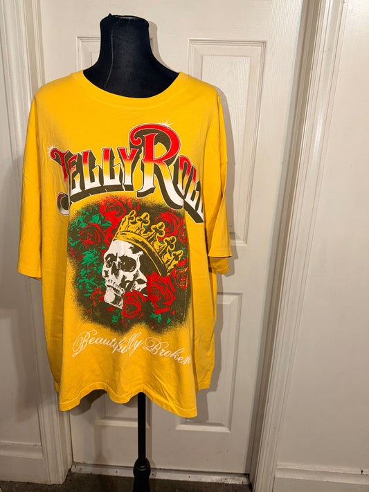 Jelly Roll Double Sided Oversized Distressed Tee