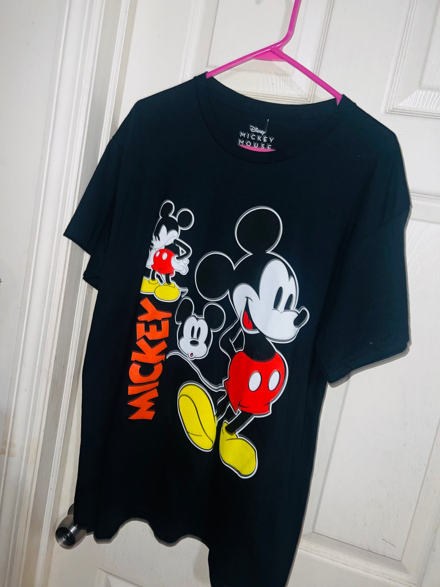 Mickey Mouse Oversized Distressed Tee