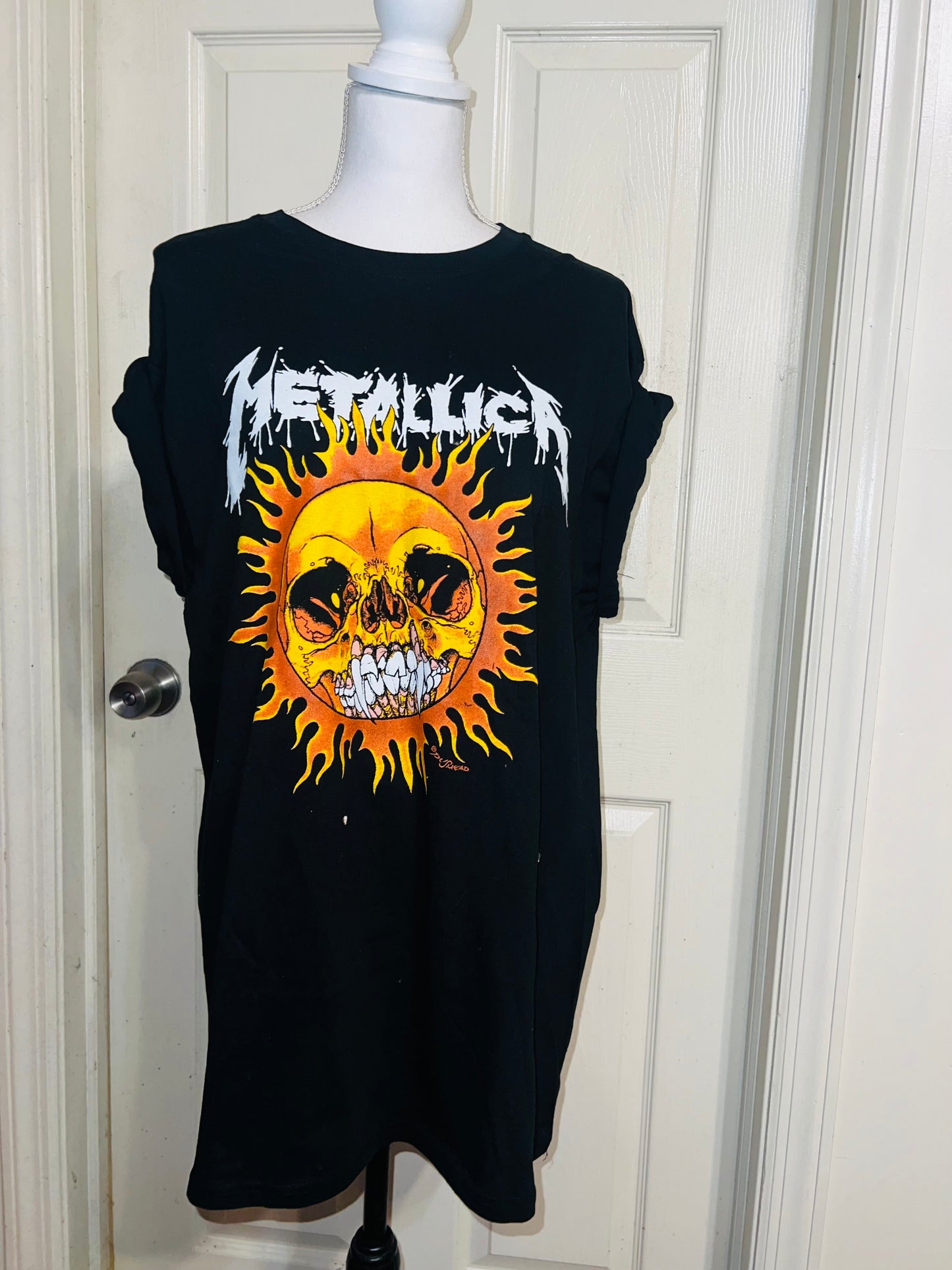 Metallica Oversized Distressed Tee