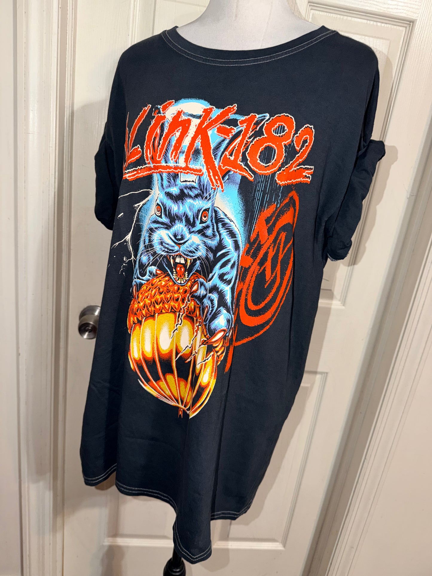 Blink-182 Oversized Distressed Tee