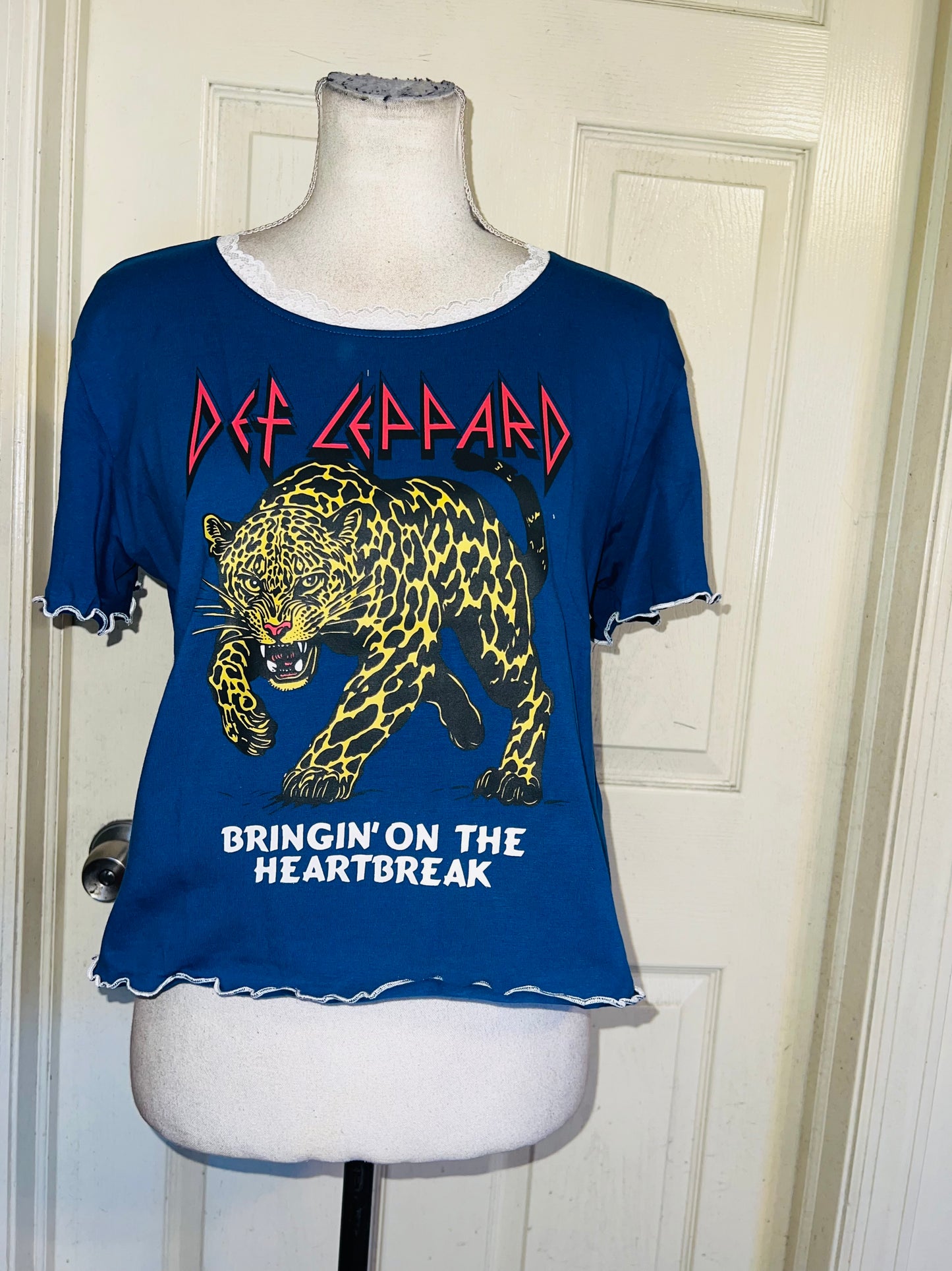 Def Leppard Distressed Baby Tee