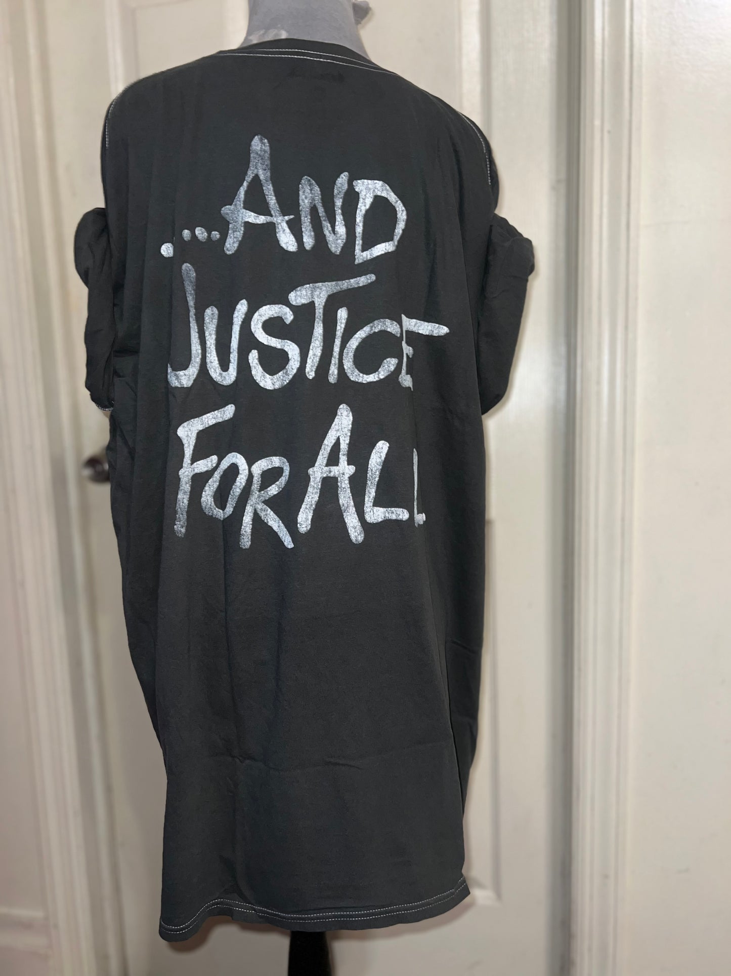 Metallica Double Sided Oversized Distressed Tee