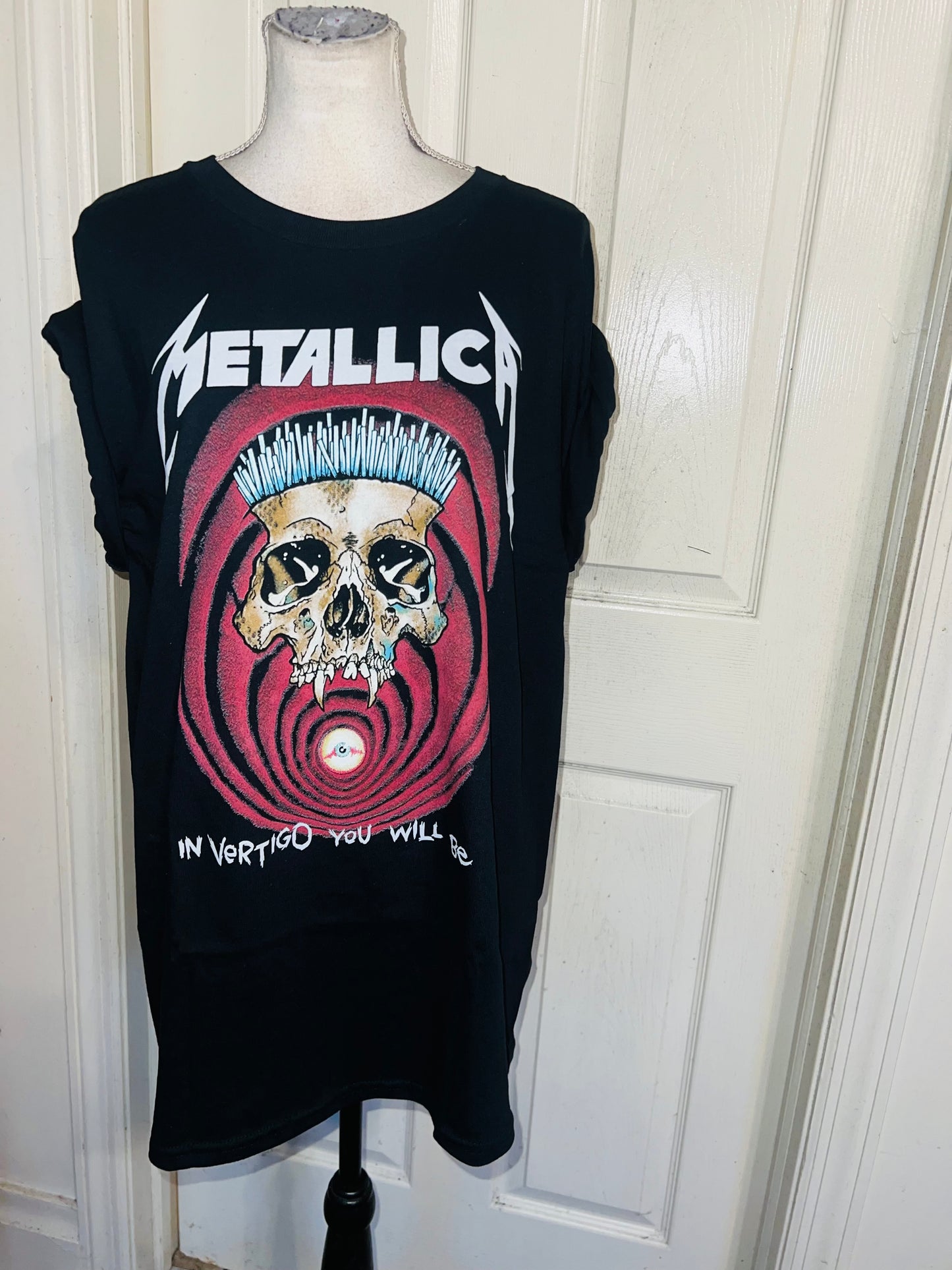 Metallica Double Sided Oversized Distressed Tee