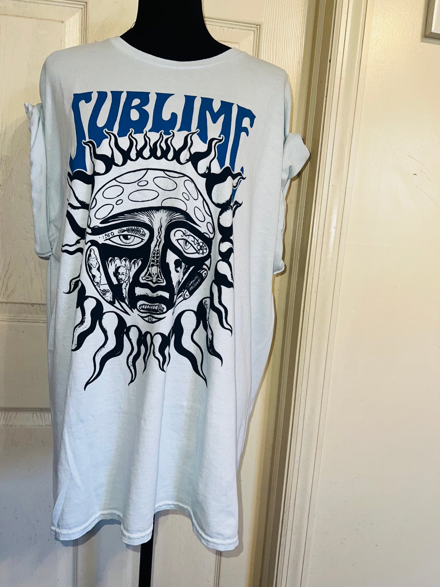 Sublime Double Sided Oversized Distressed Tee