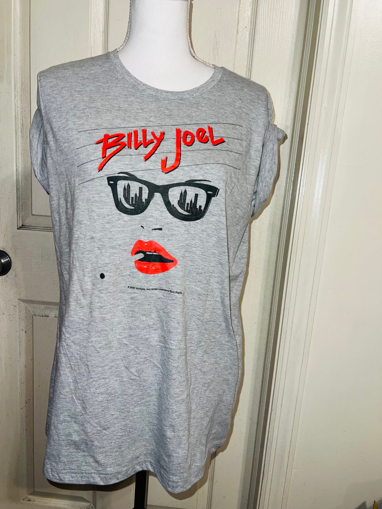 Billy Joel Oversized Distressed Tee