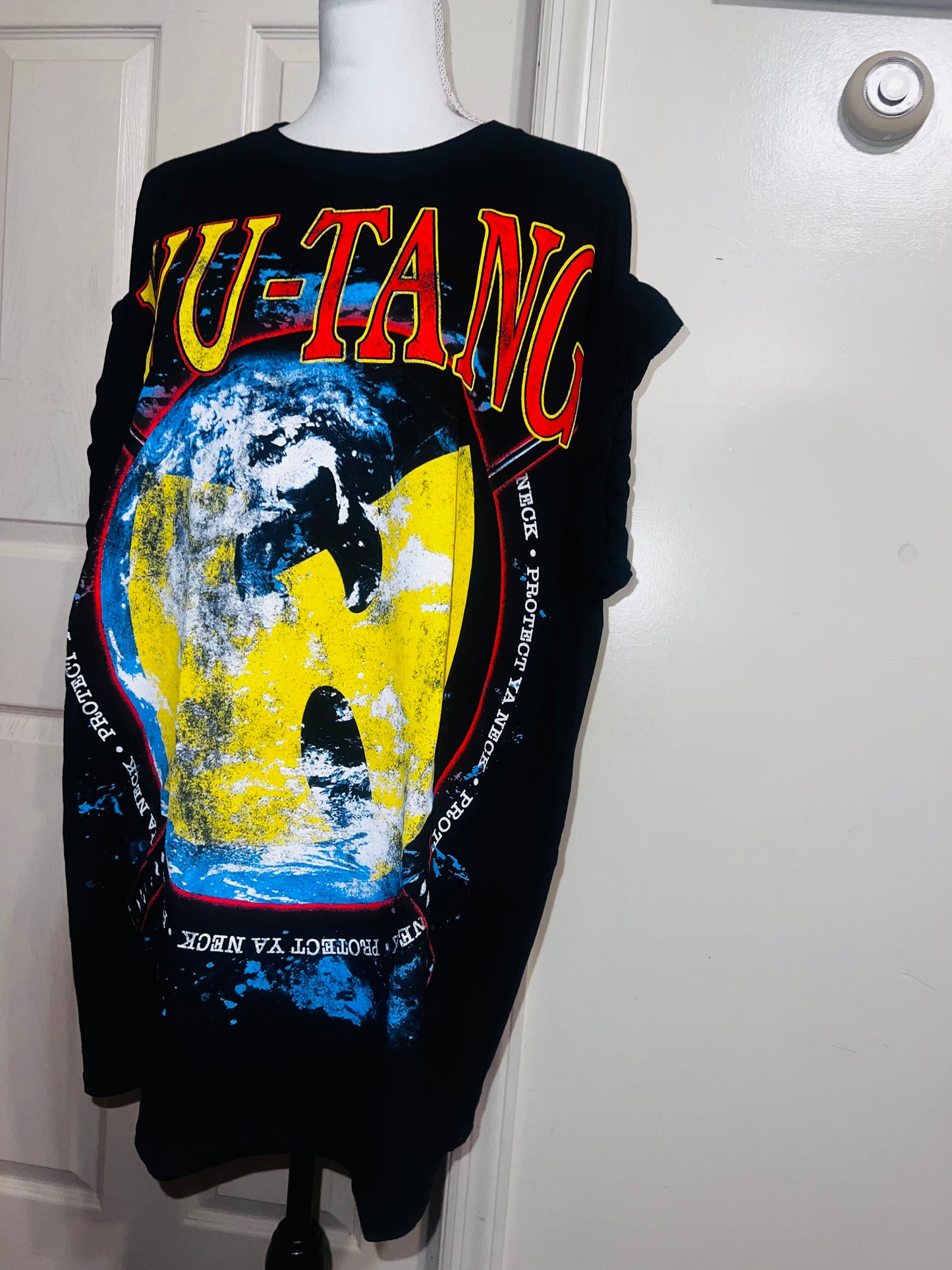 Wu-Tang Clan Oversized Distressed Tee