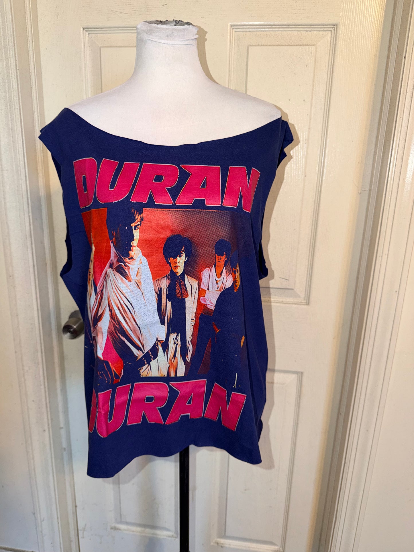 Duran Duran Oversized Distressed Tank