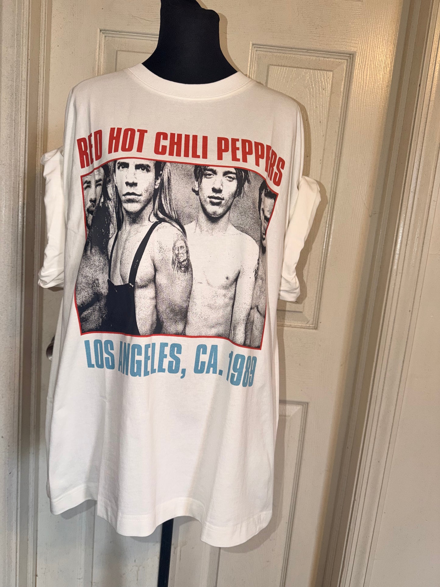 Red Hot Chili Peppers Oversized Distressed Tee
