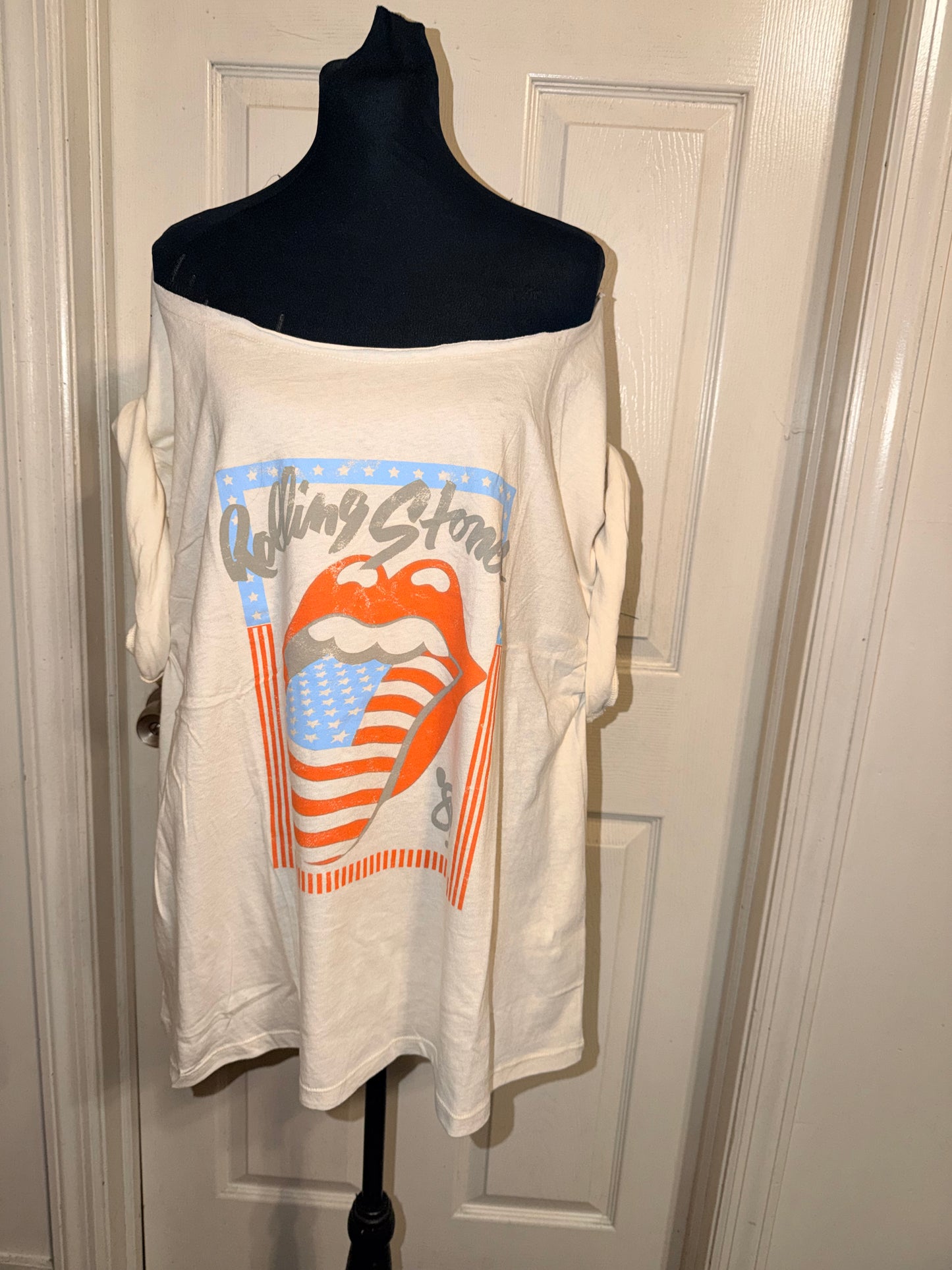 The Rolling Stones OFTS Oversized Distressed Tee
