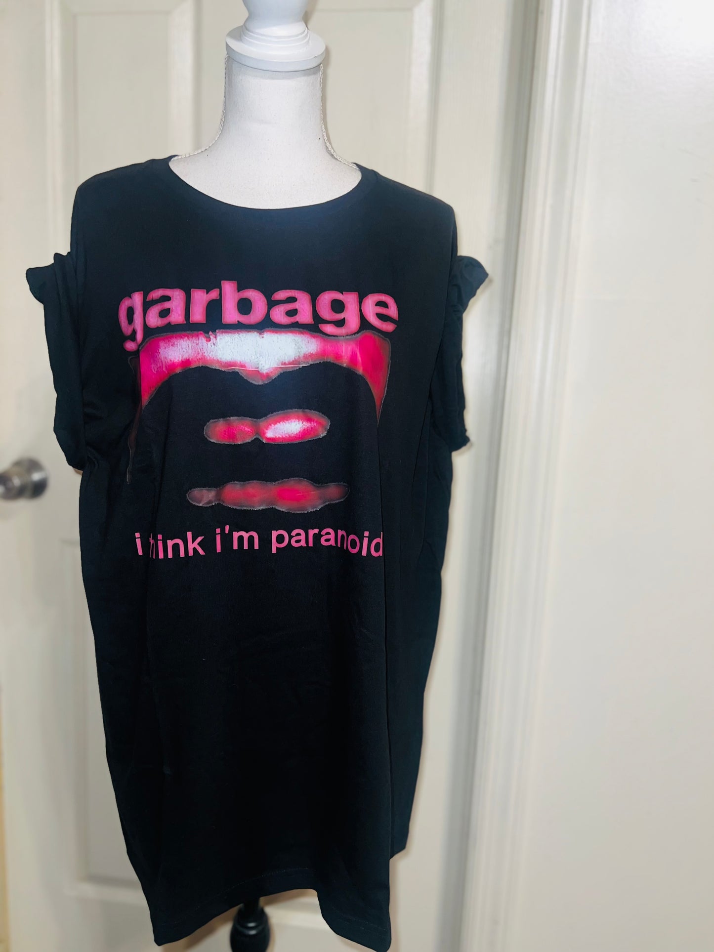 Garbage Oversized Distressed Tee