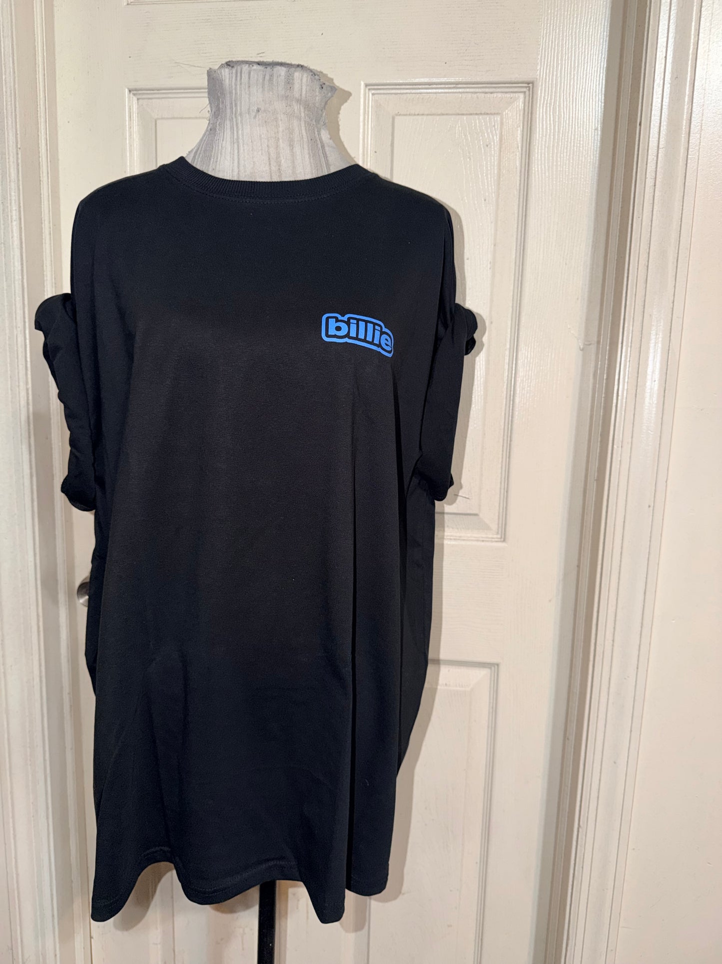 Billie Eilish Double Sided Oversized Distressed Tee