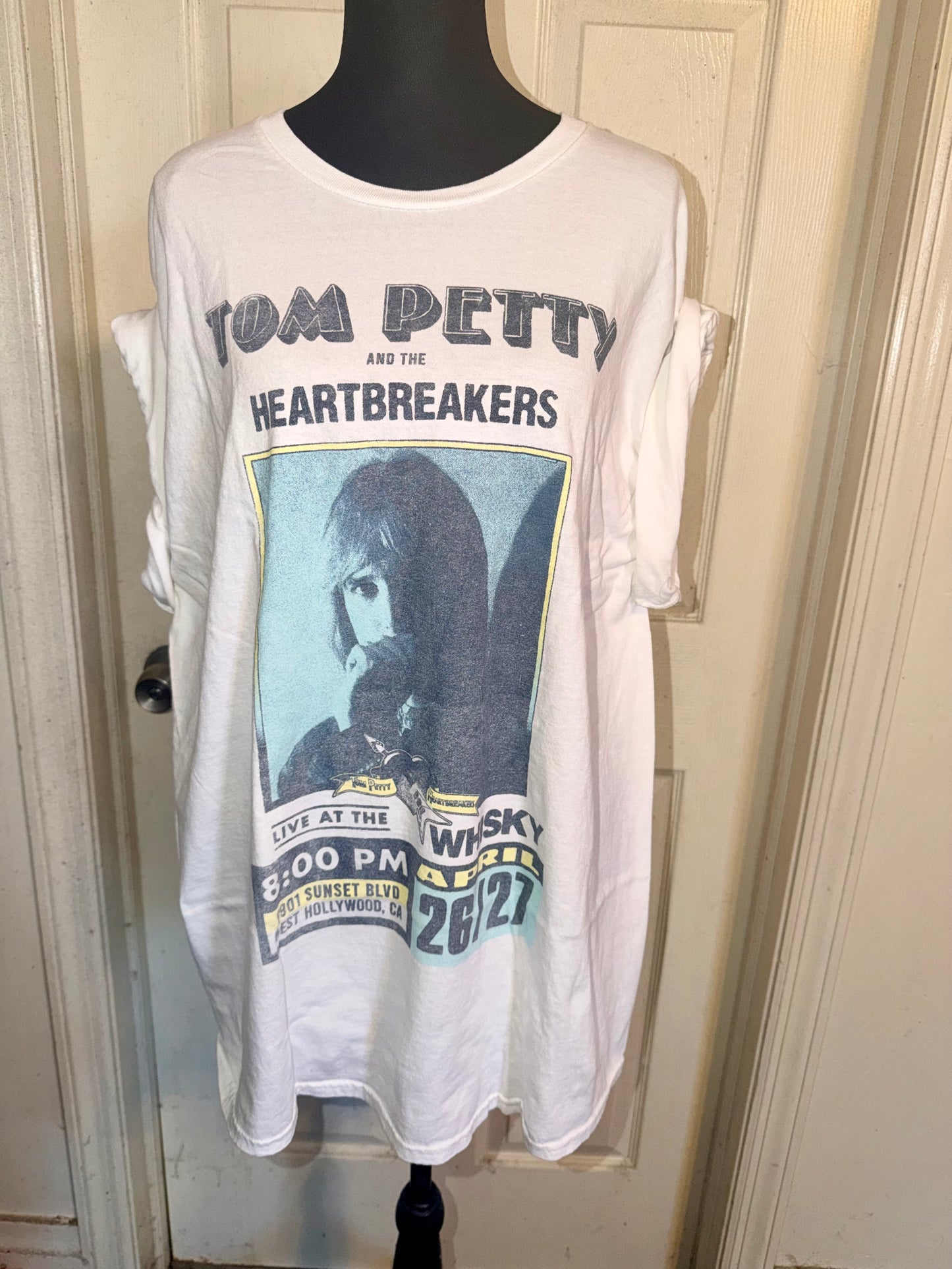 Tom Petty and the Heartbreakers Oversized Distressed Tee