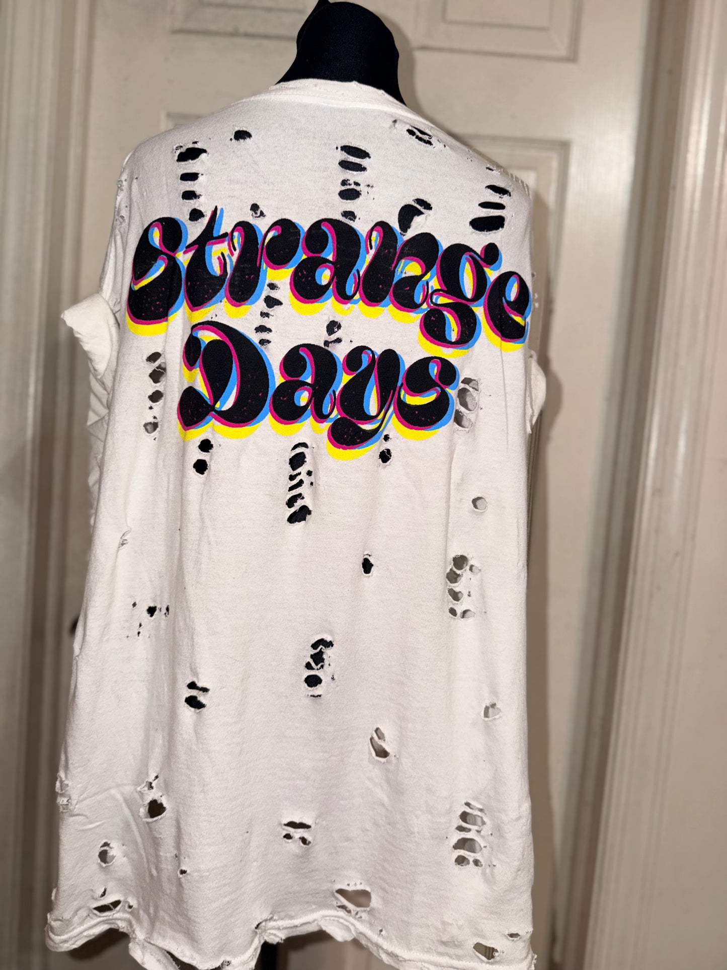 The Doors Double Sided Oversized Distressed Tee