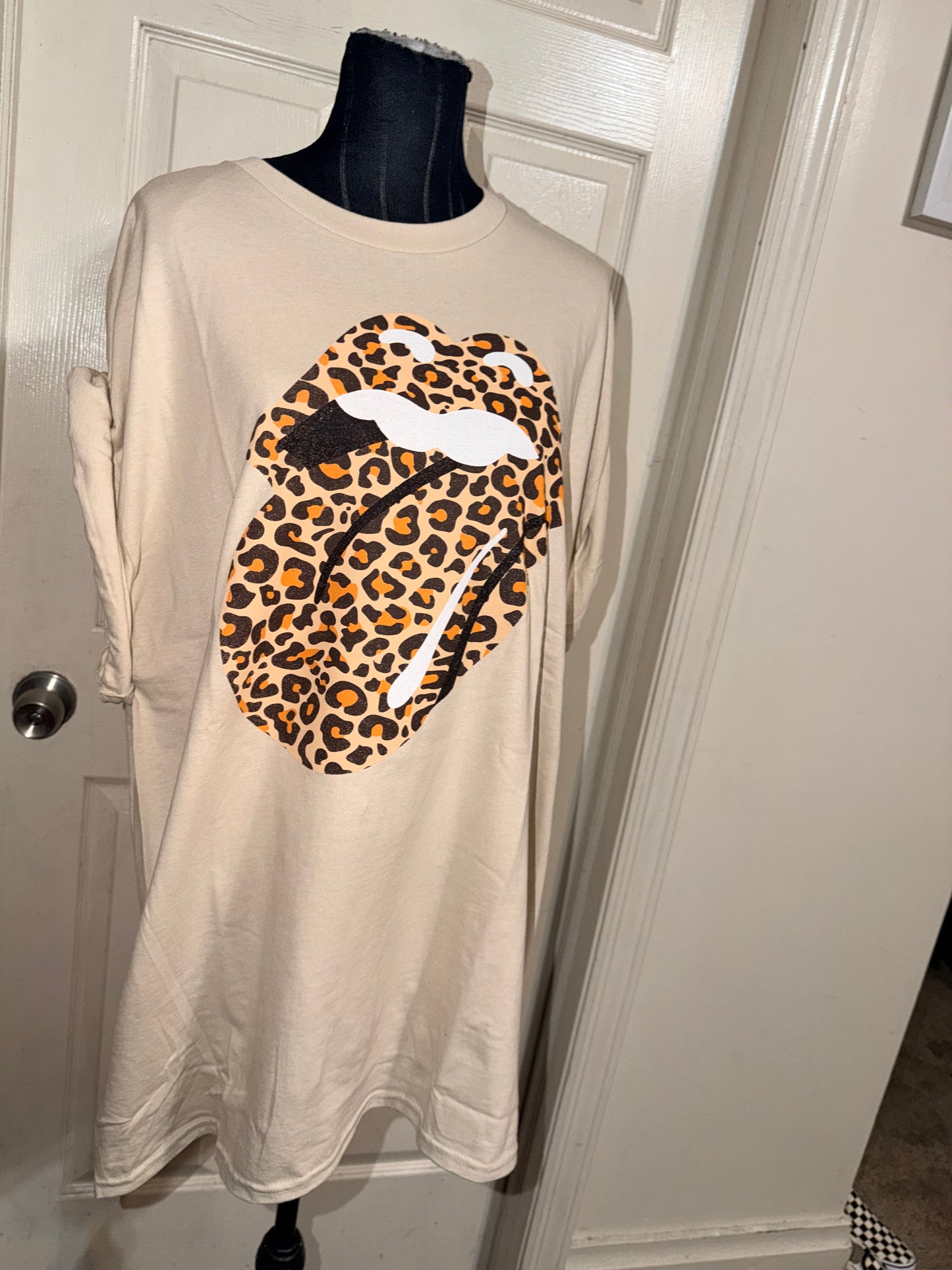 The Rolling Stones Oversized Distressed Tee