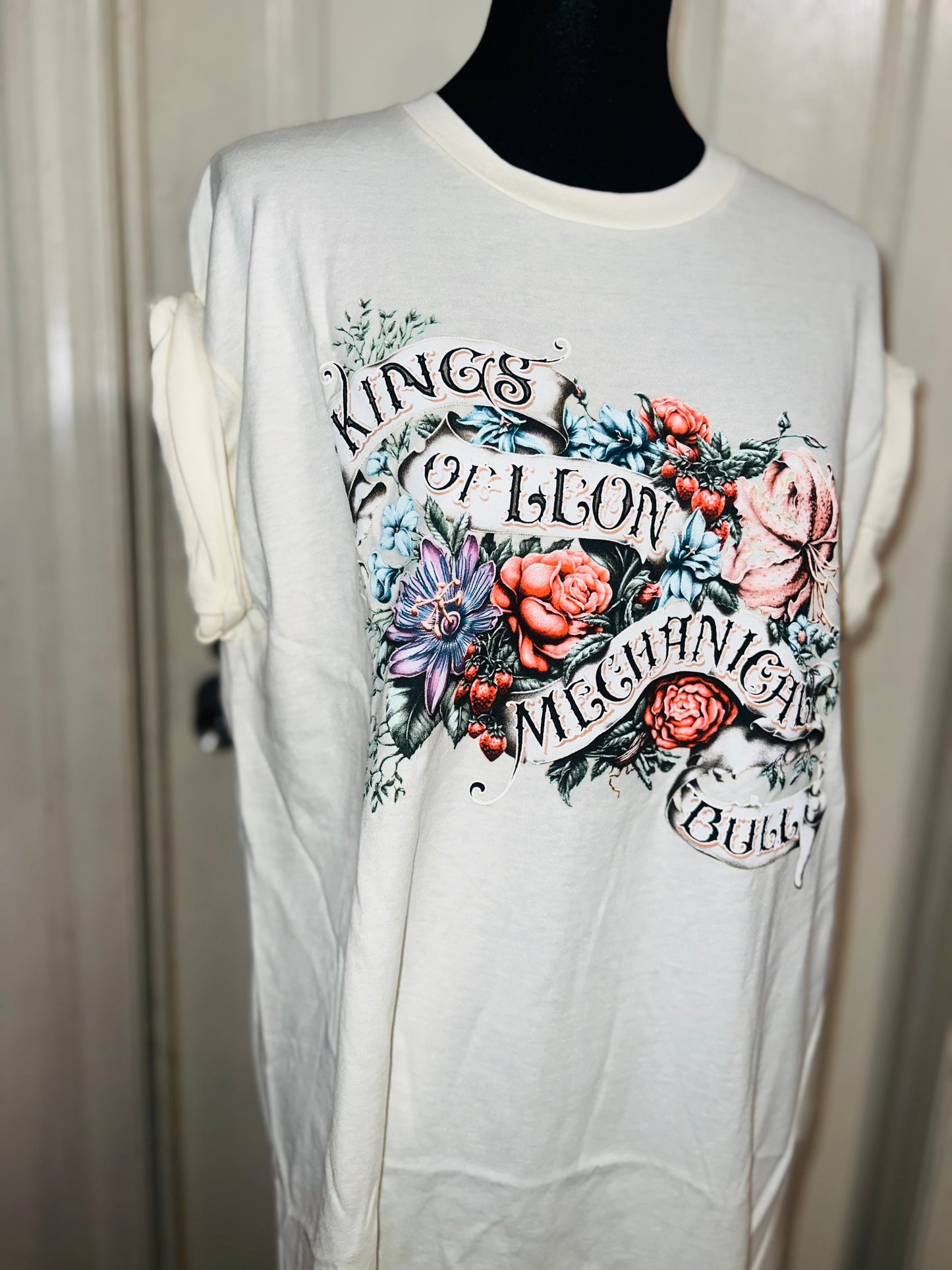 Kings of Leon Oversized Distressed T-Shirt