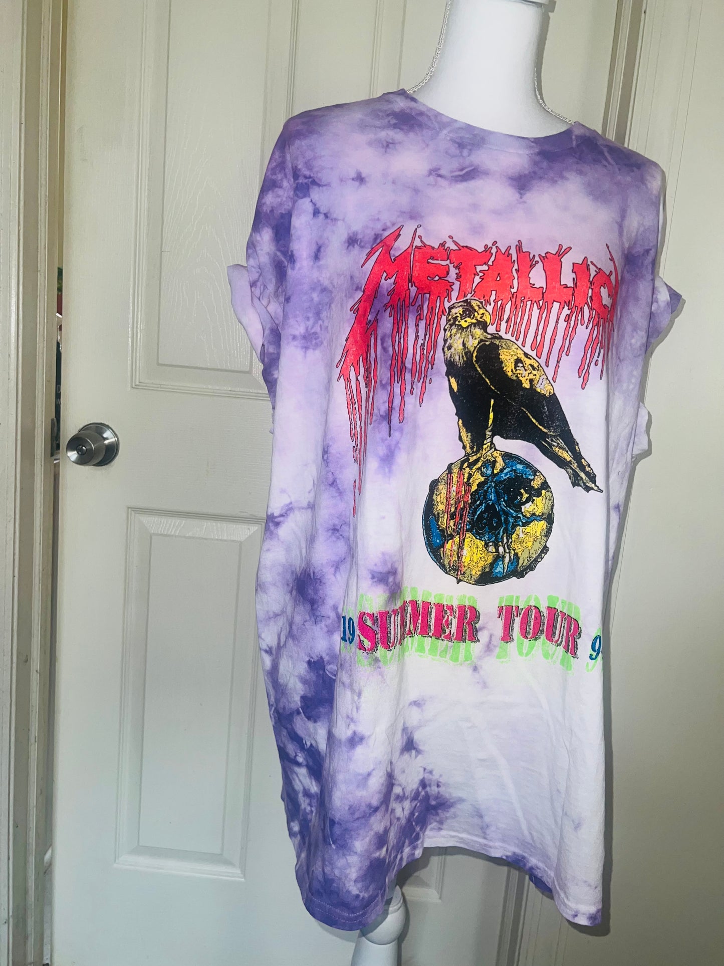 Metallica Oversized Distressed Tee