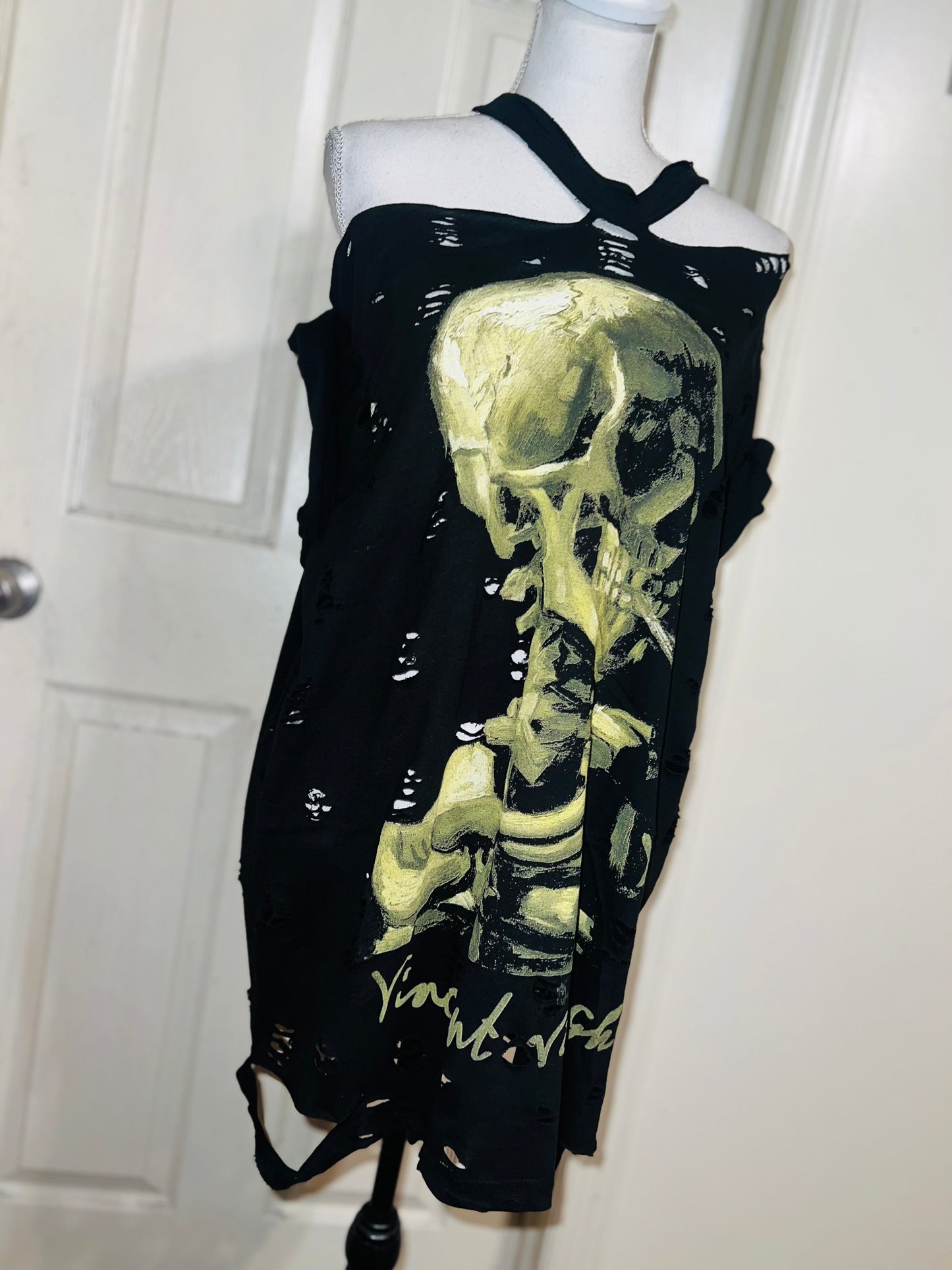 Vincent Van Gogh Oversized Distresed Tee (read description)