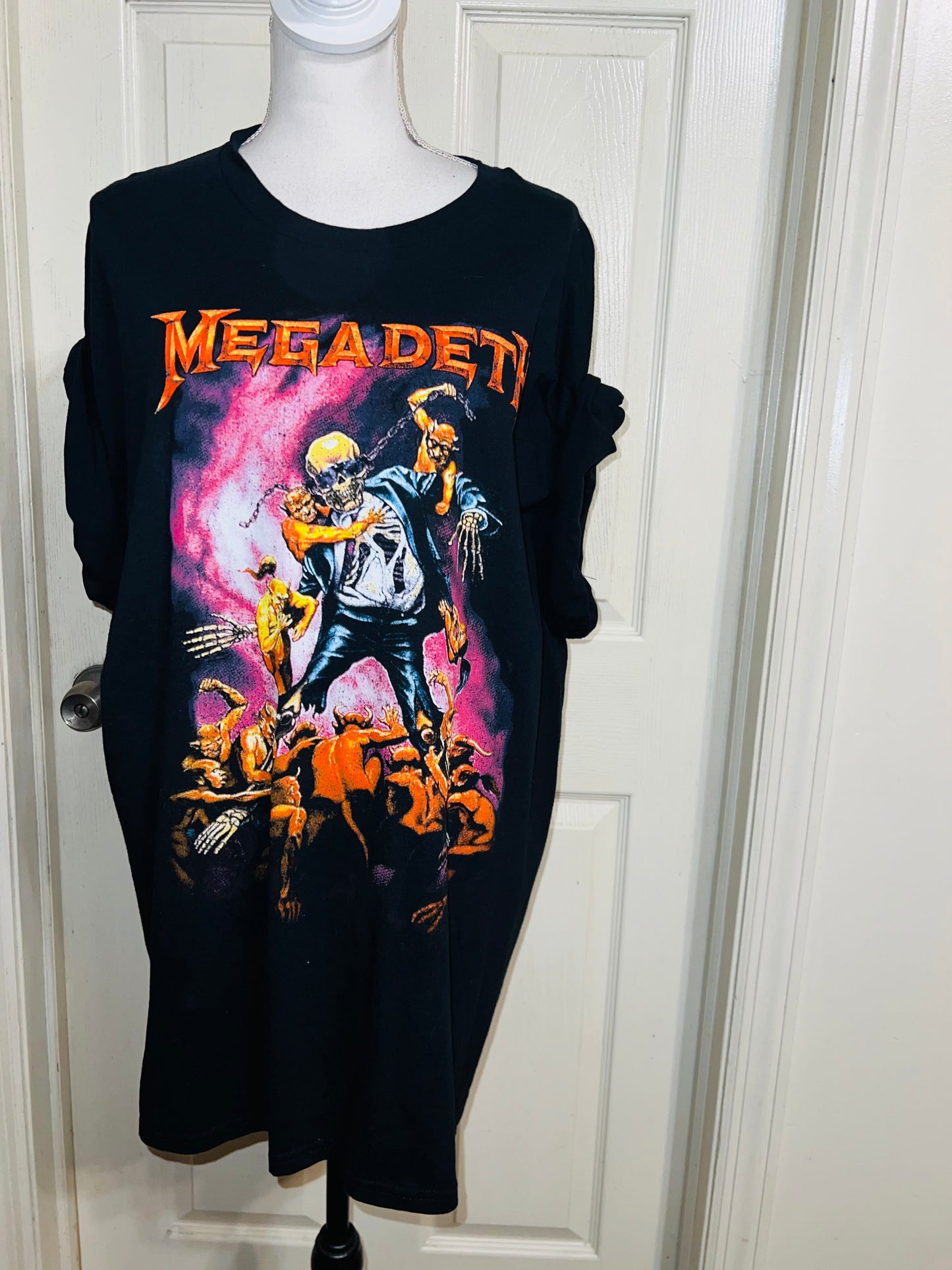 Megadeath Oversized Distressed Tee