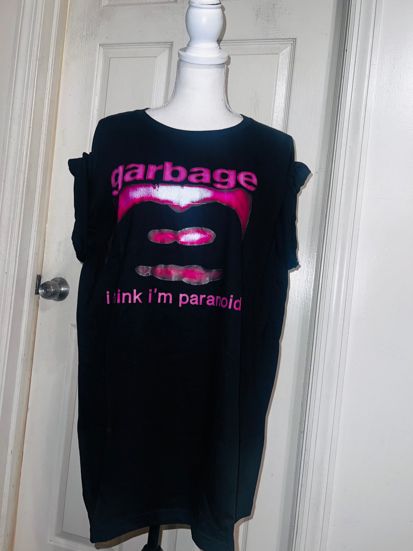 Garbage Oversized Distressed Tee