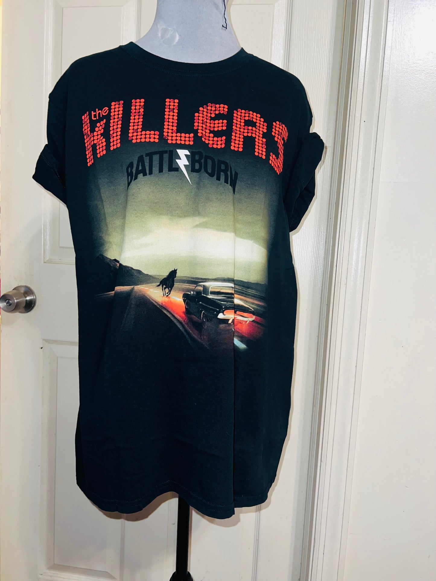 The Killers Vintage Double Sided 2012 Oversized Distressed Tee