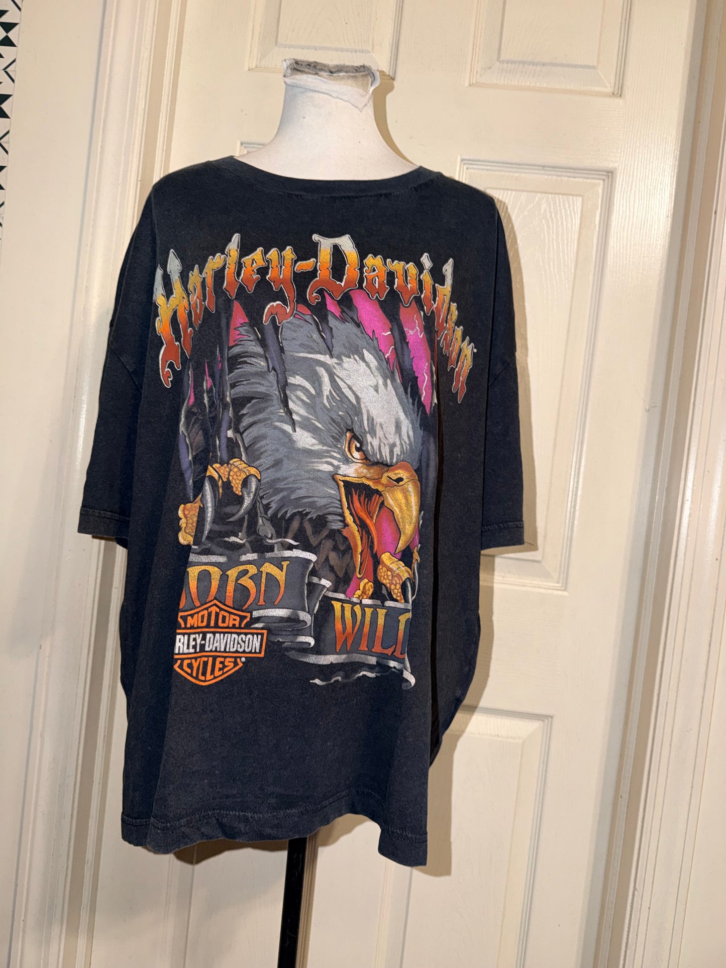 Harley Davidson Oversized Distressed Tee