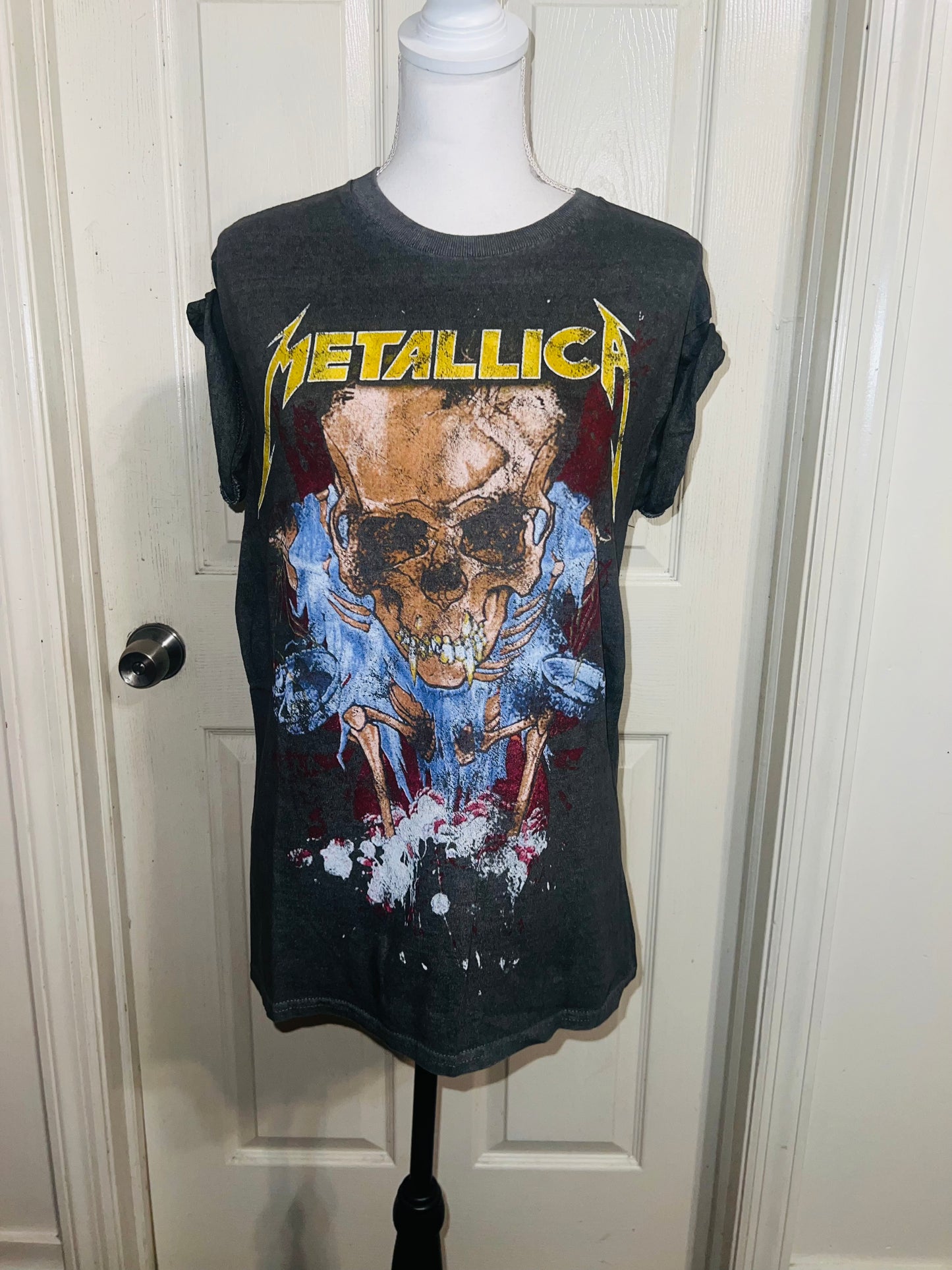 Metallica Oversized Distressed Tee