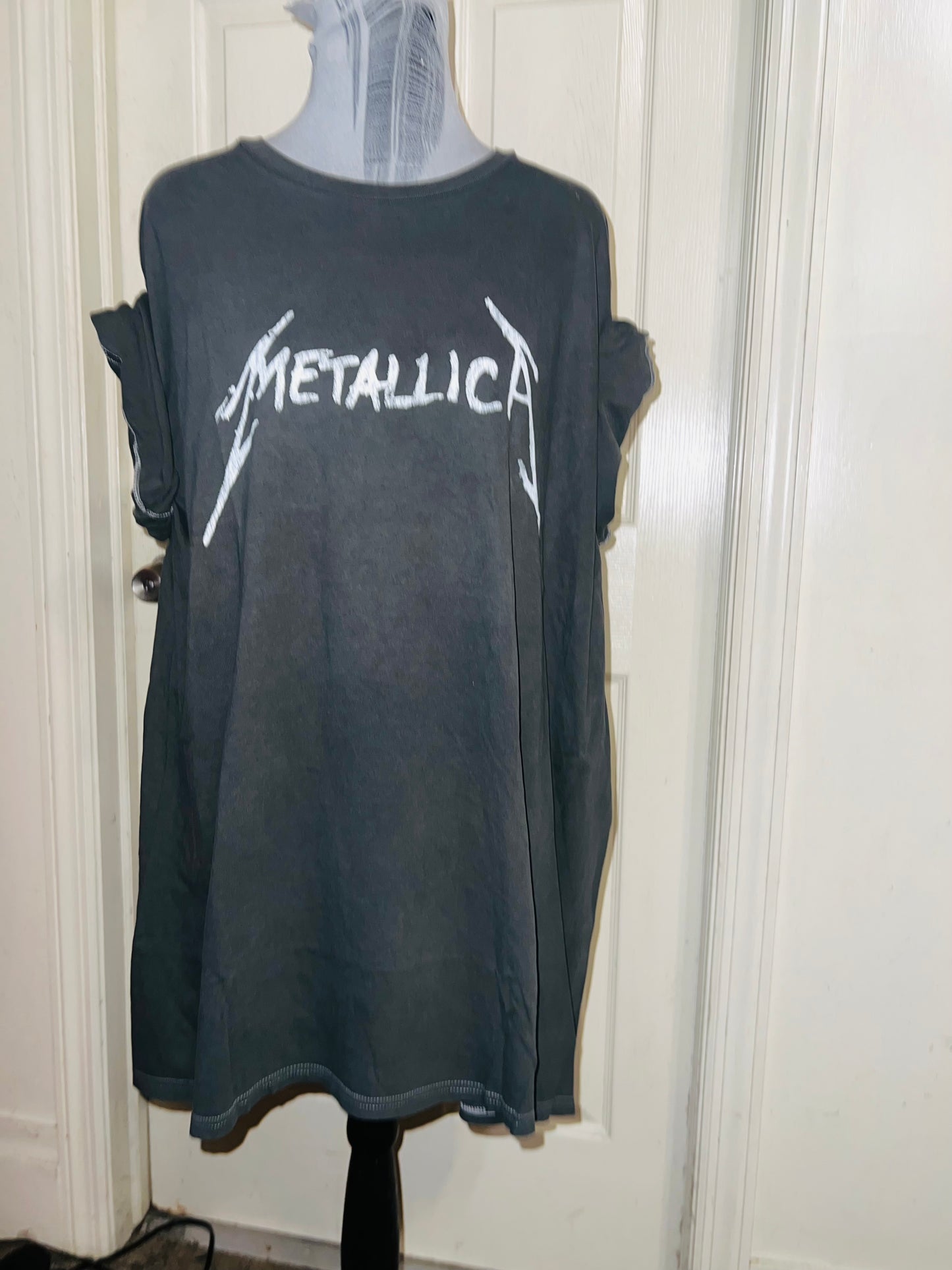 Metallica Double Sided Oversized Distressed Tee