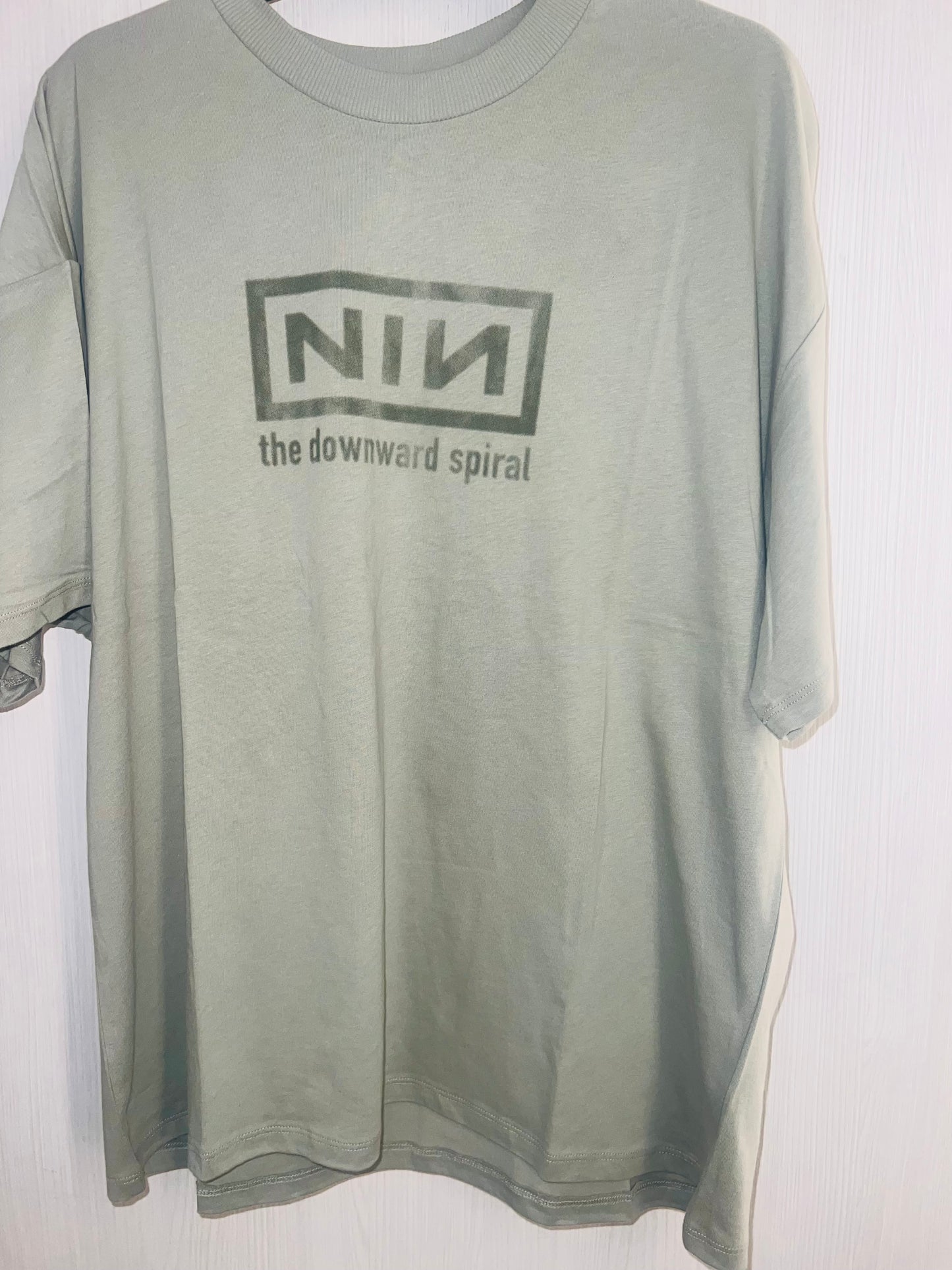 Nine Inch Nails Double Sided Oversized Distressed Tees