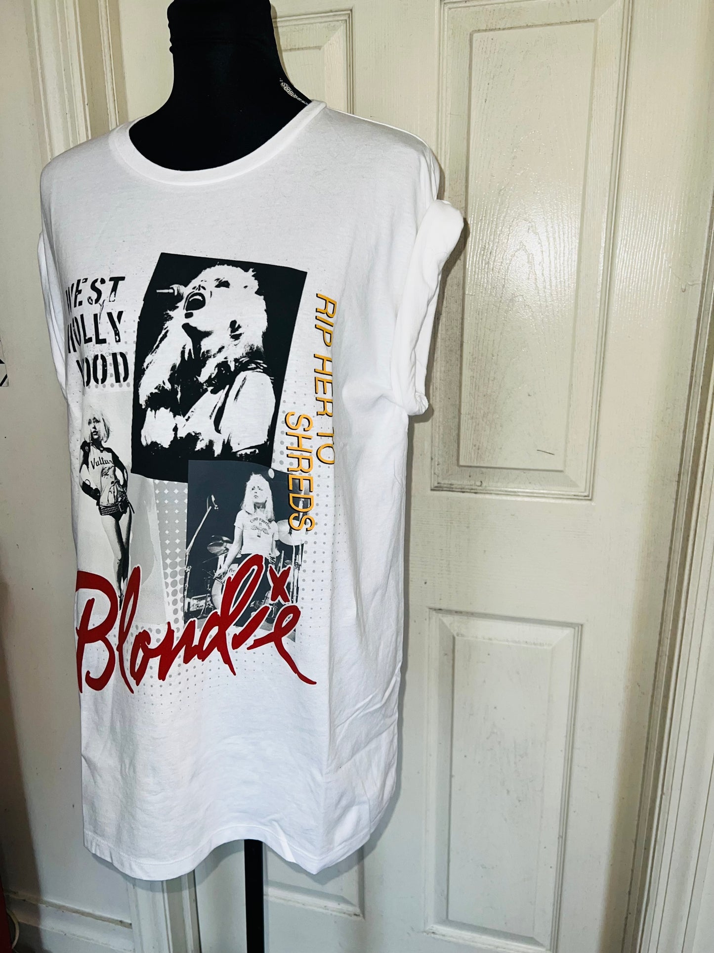 Blondie Oversized Distressed Tee