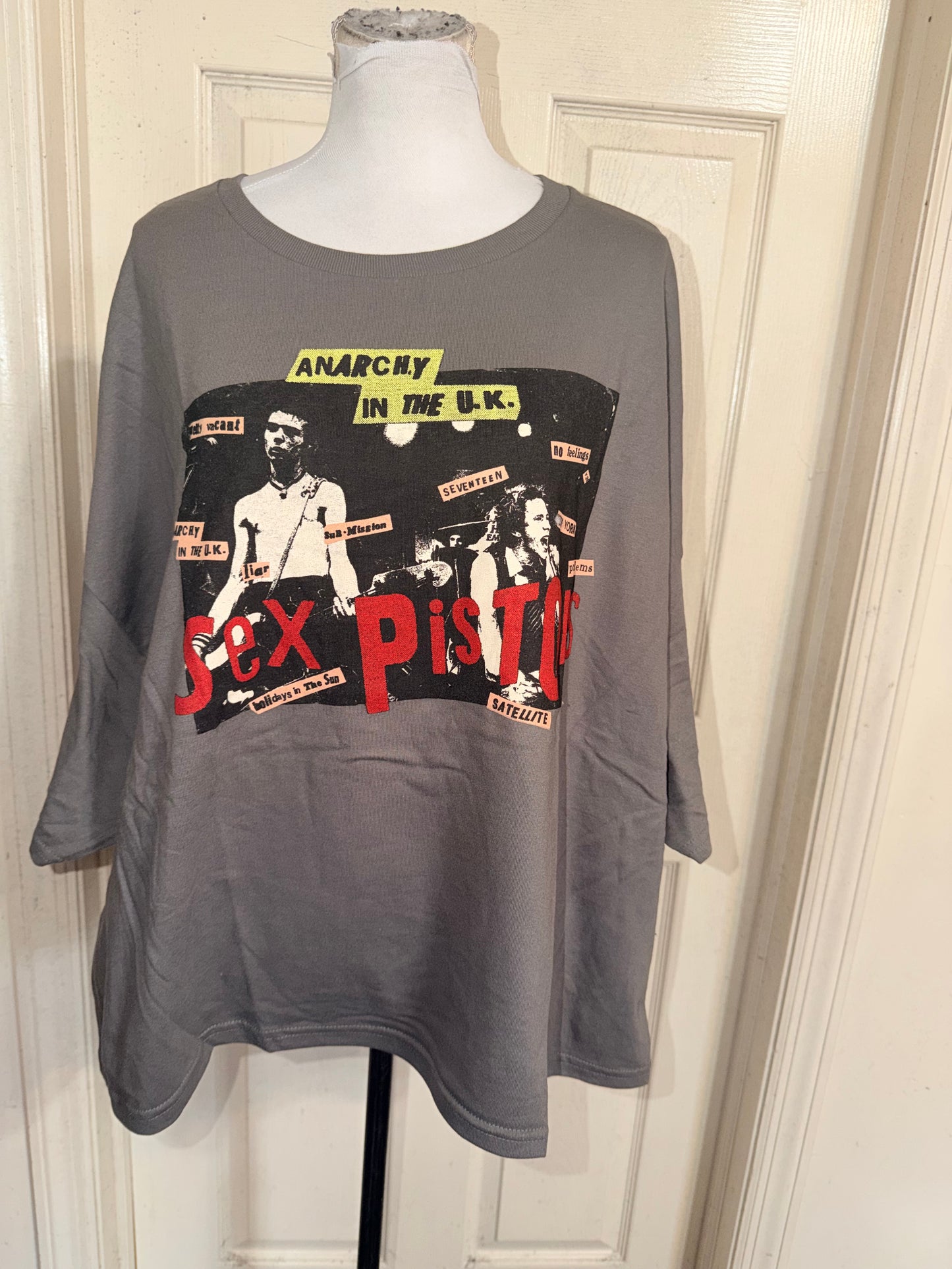 The Sex Pistols Oversized Distressed Tee