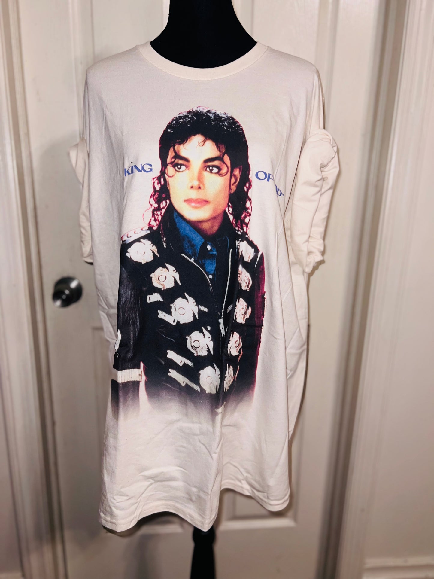 Michael Jackson Oversized Distressed Tee