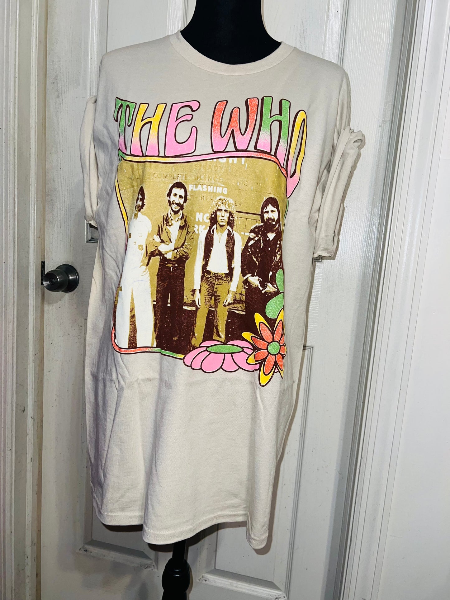 The Who Oversized Distressed T-Shirt