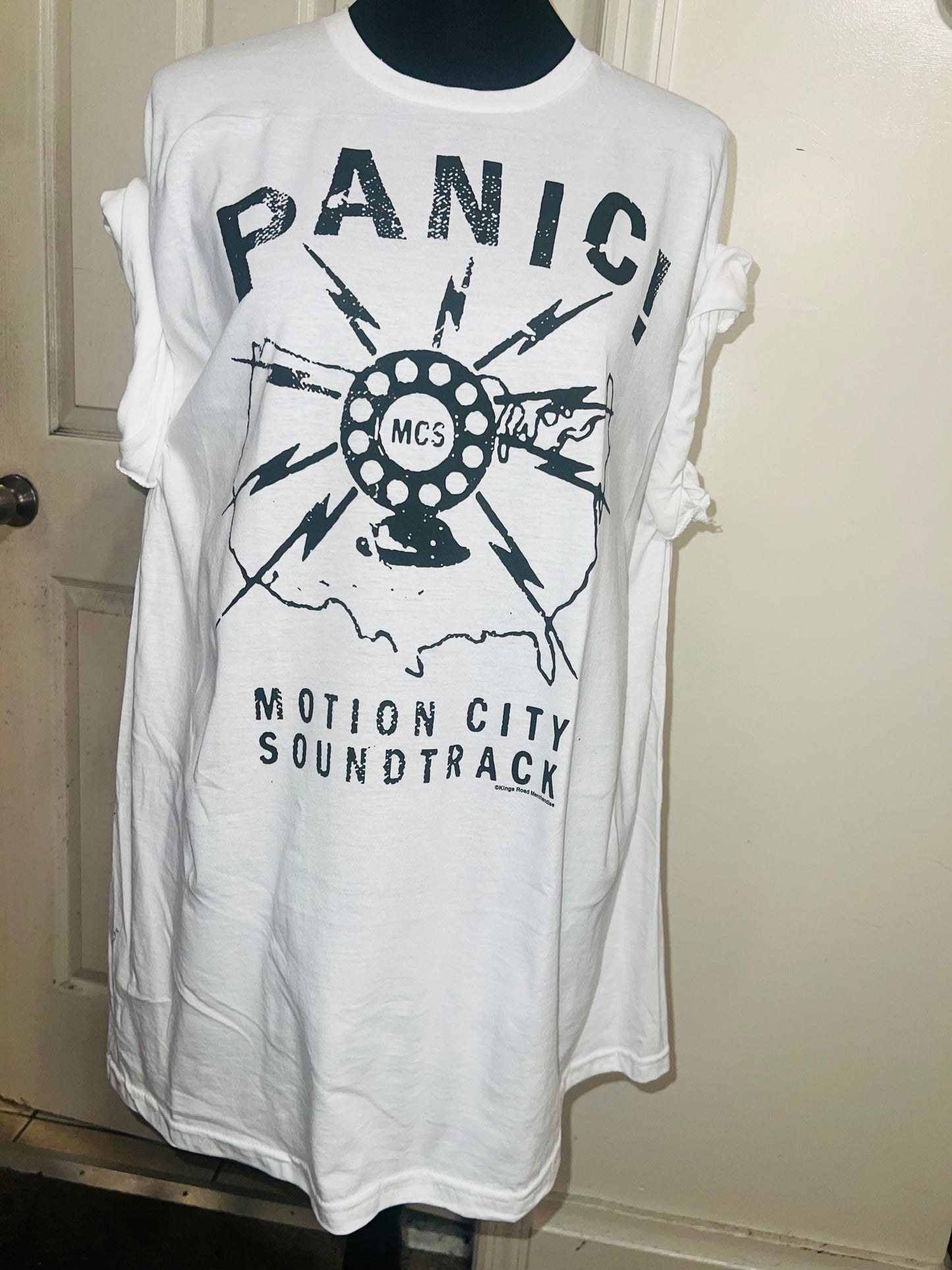 Motion City Soundtrack Oversized Distressed Tee