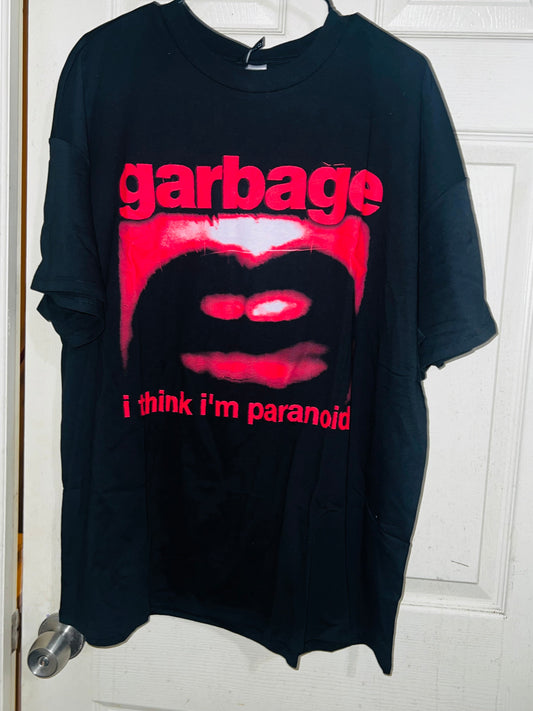 Garbage Oversized Distressed Tee