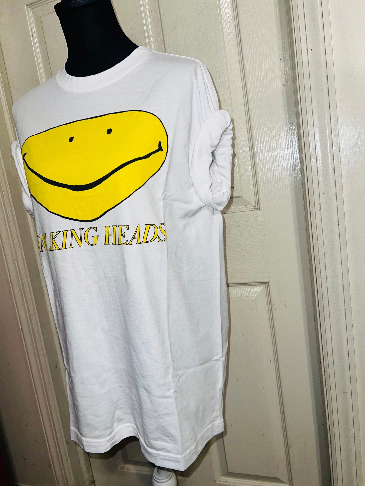 Talking Heads Oversized Distressed Tee