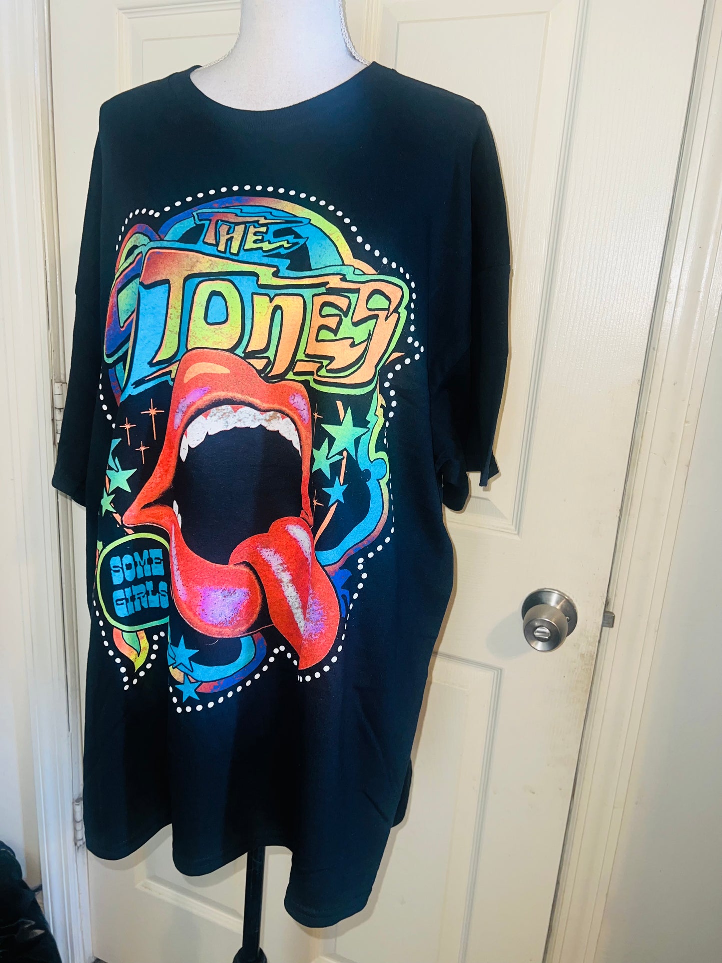 Rolling Stones Oversized Distressed Tee