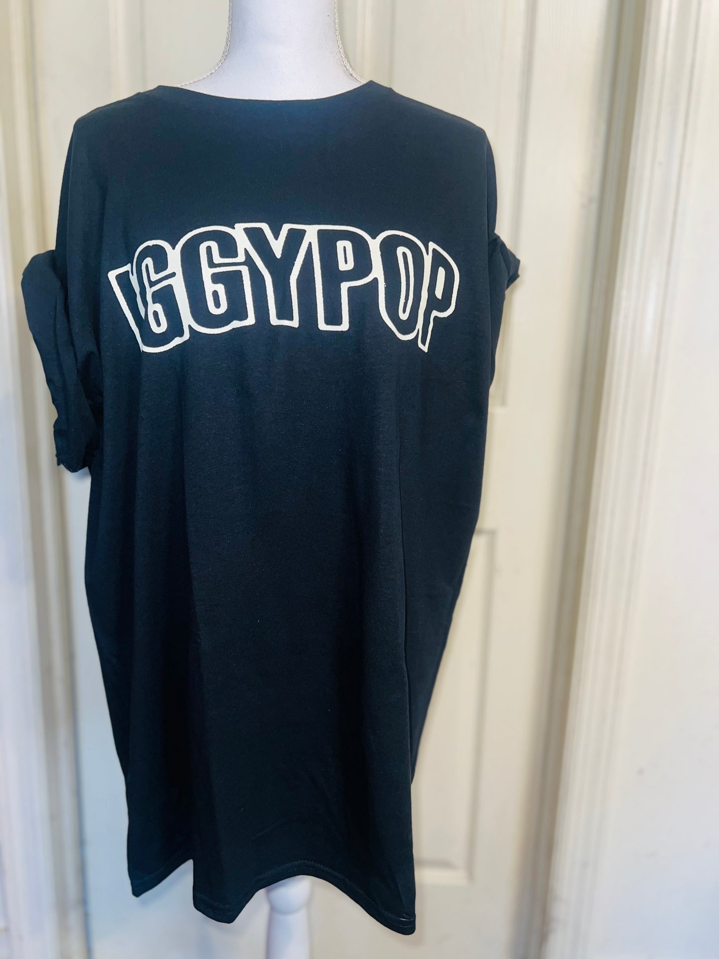 Iggy Pop Double Sided Oversized Distressed Tee