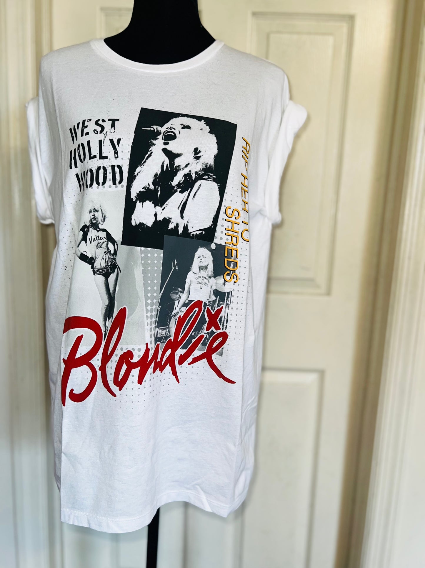 Blondie Oversized Distressed Tee