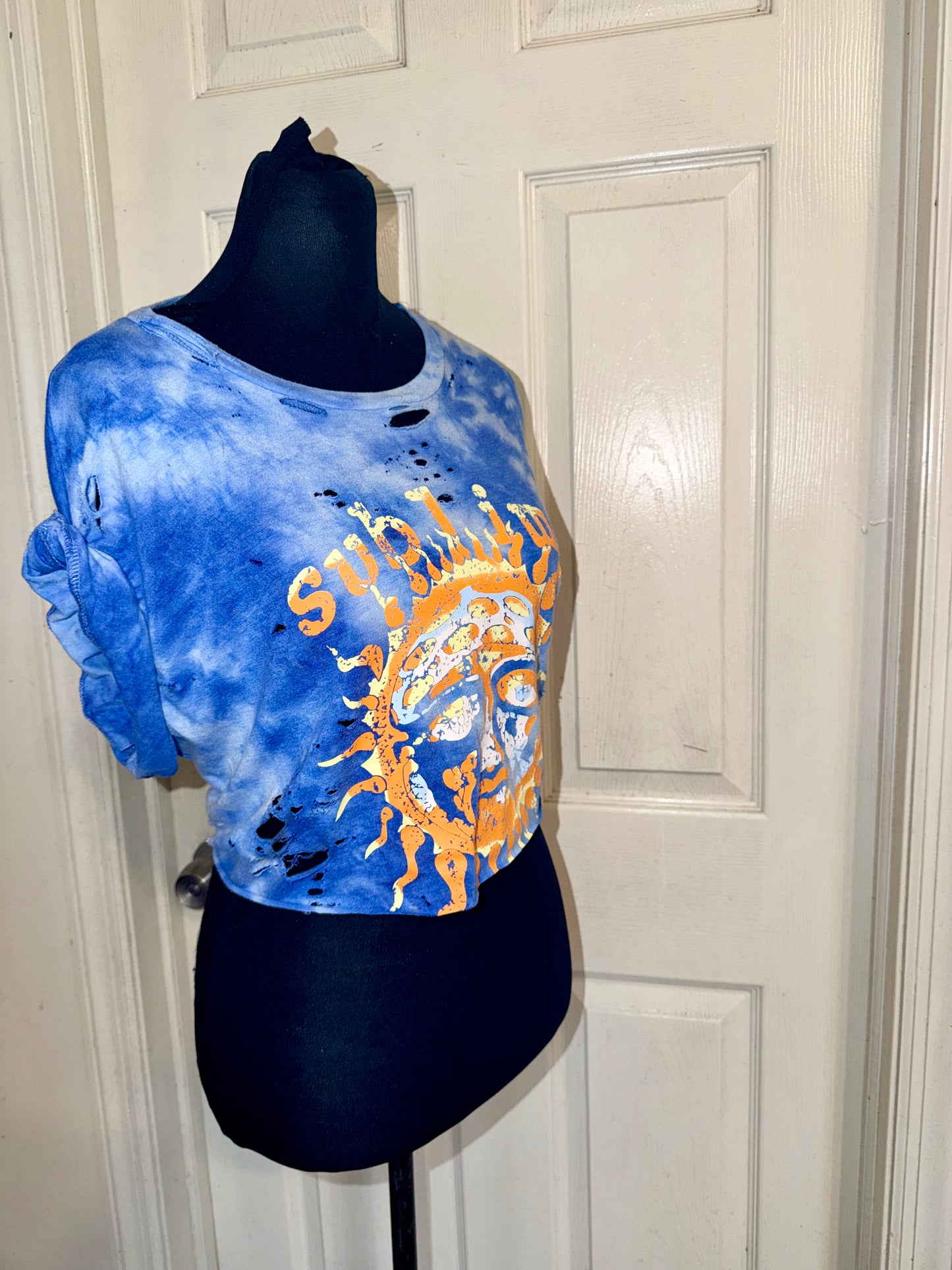 Sublime Distressed Open Tied Back Tee (as is)